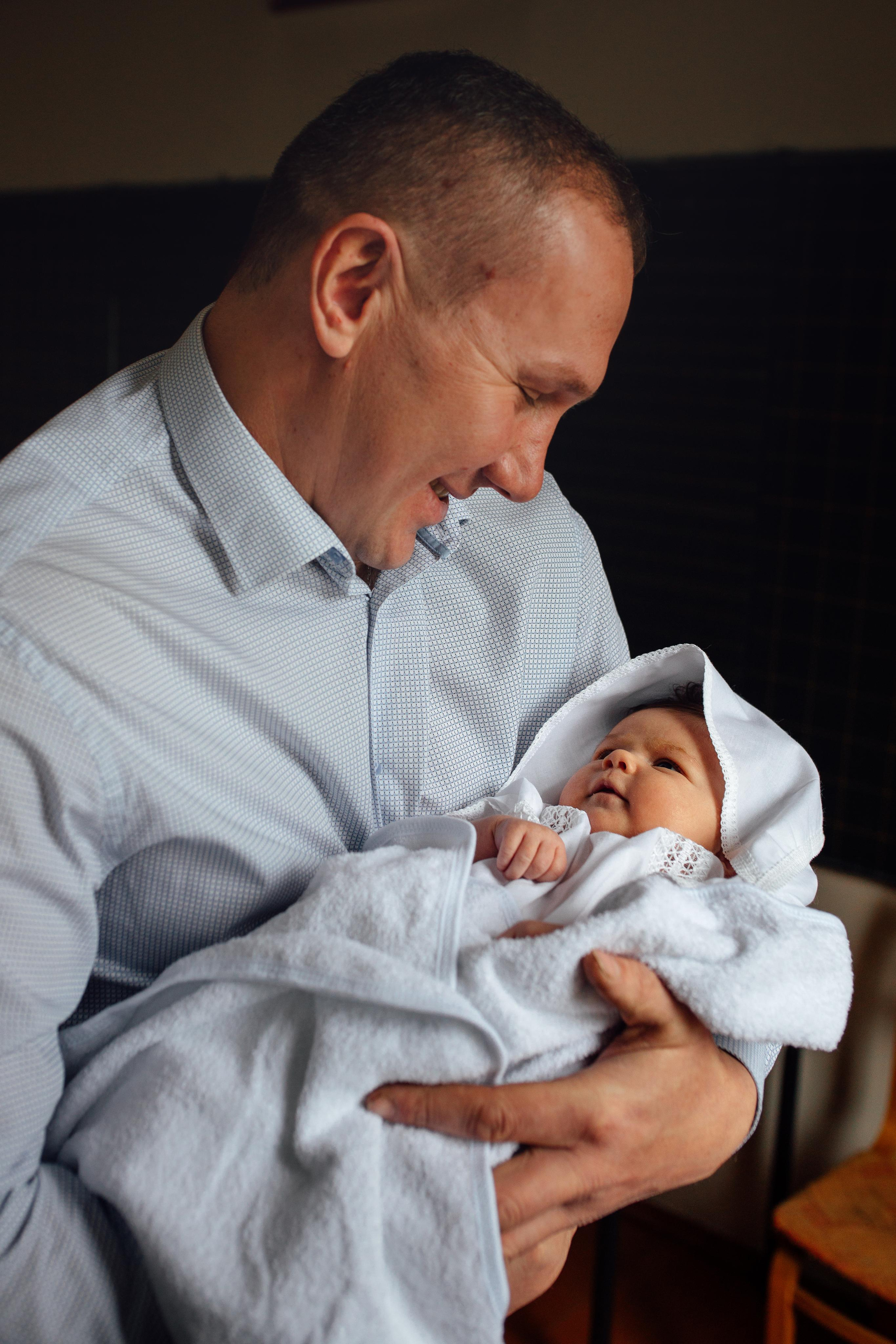 Крещение Ники, храм Петра и Павла, Жодино