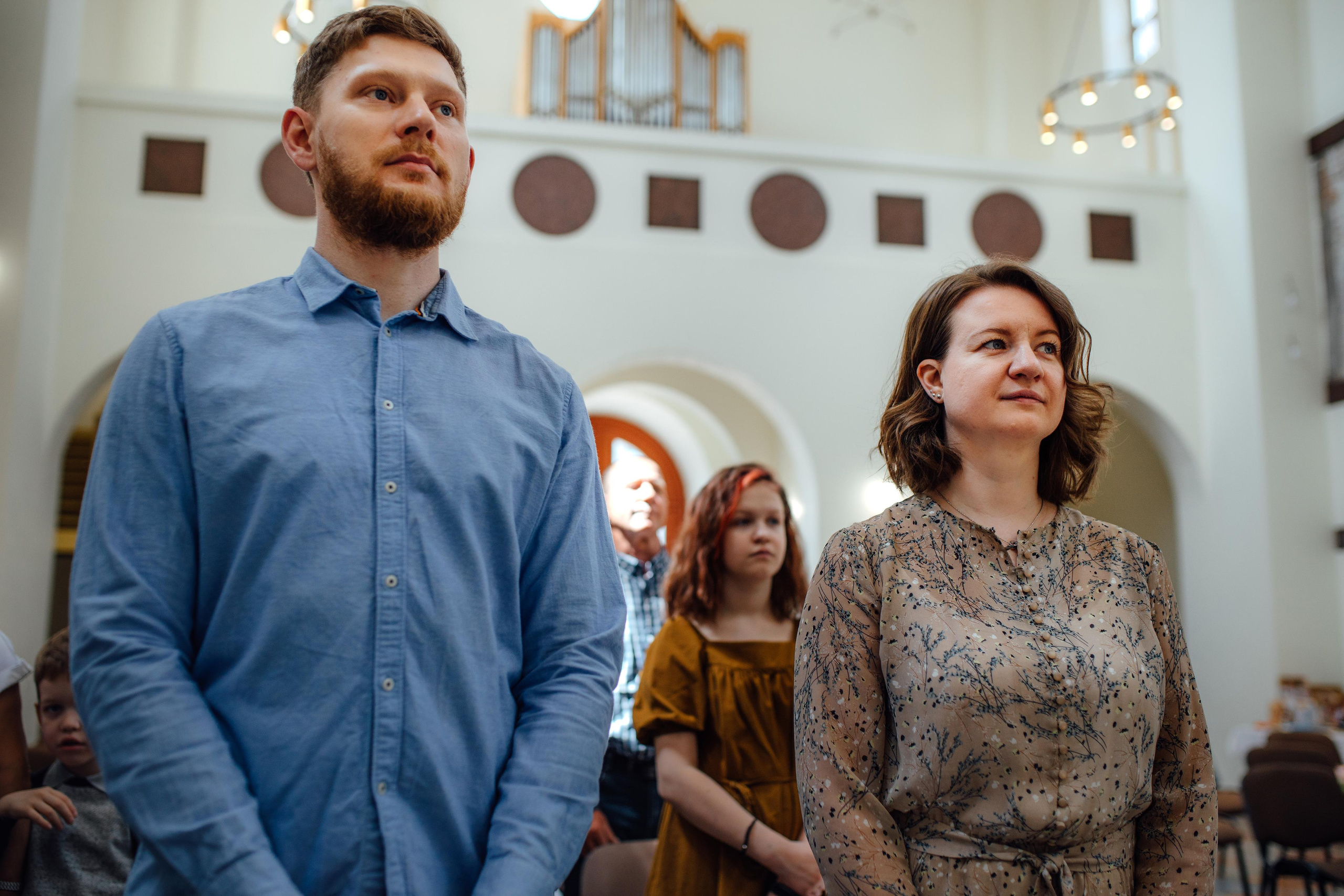 Таинство крещения Эммы, костёл Святого Франциска, 10.06.2023