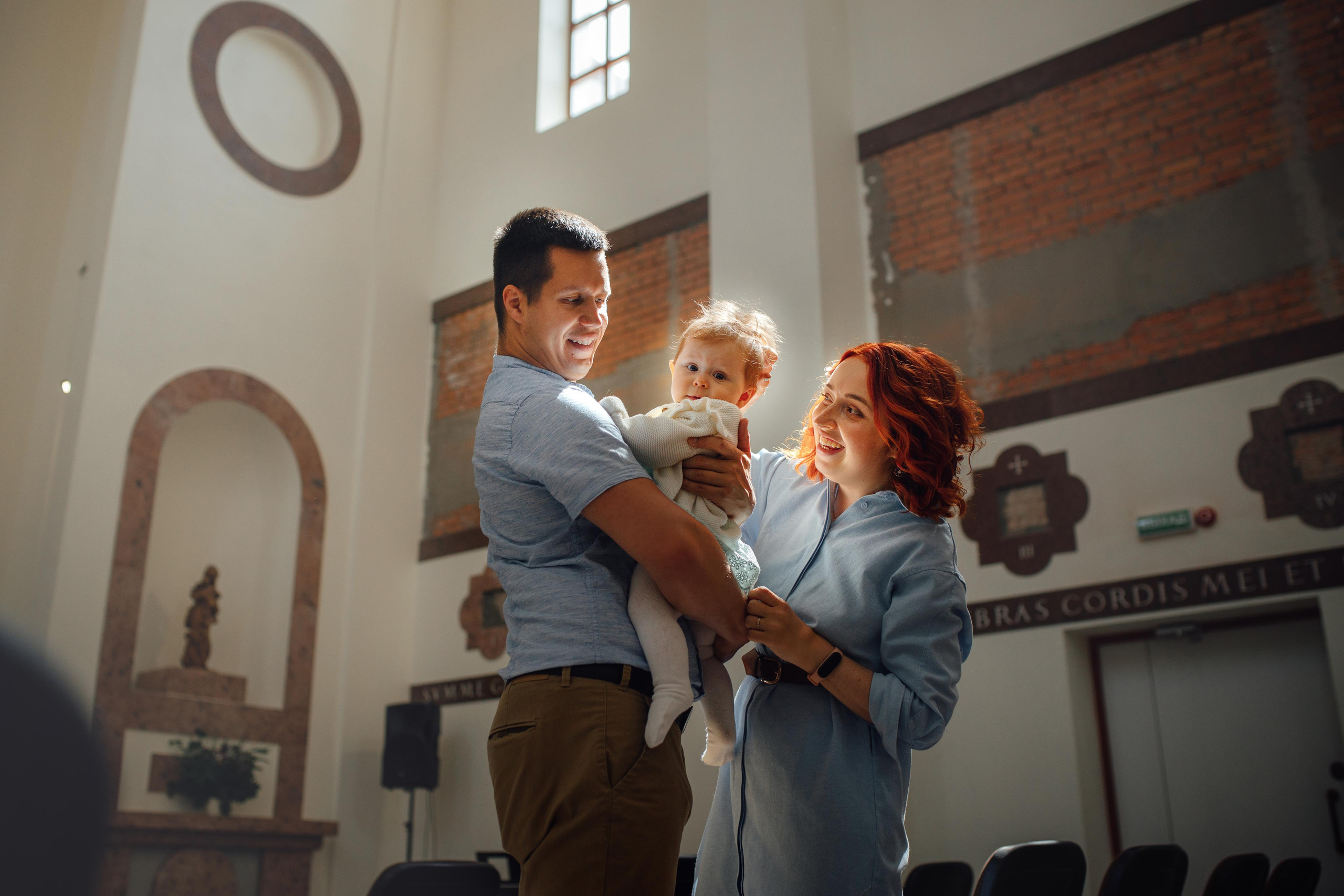 Таинство крещения Эммы, костёл Святого Франциска, 10.06.2023