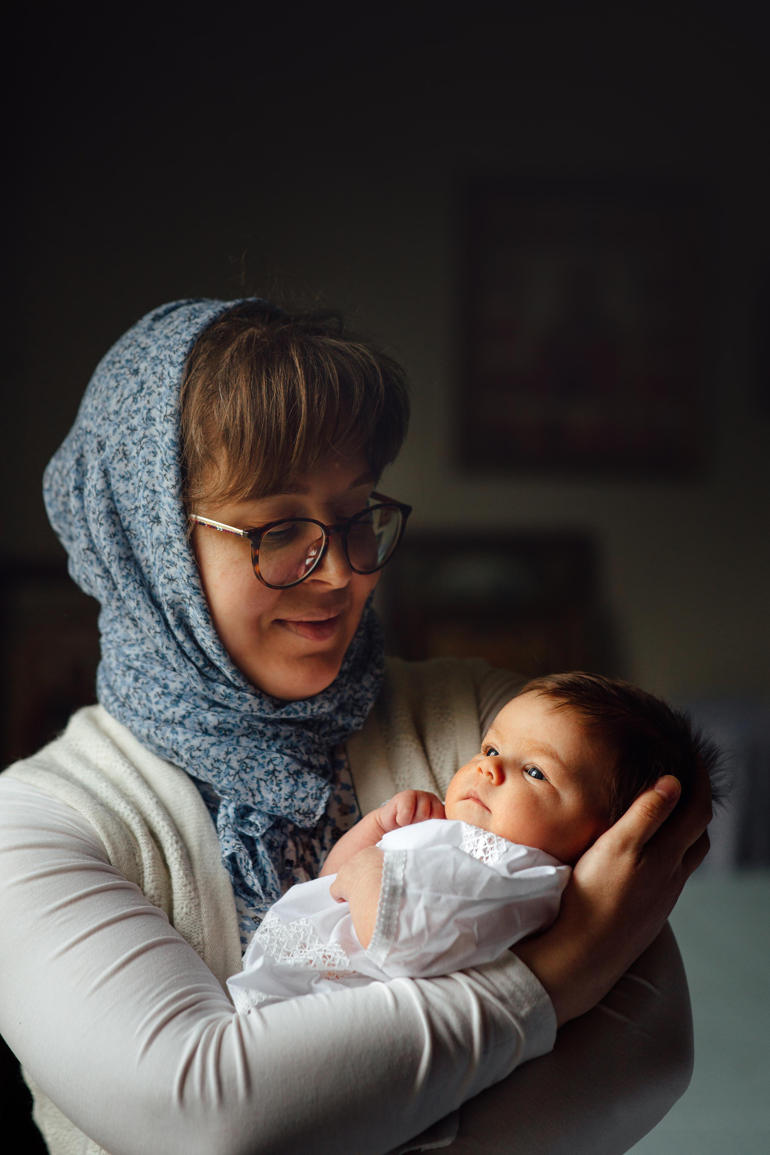 Крещение Ники, храм Петра и Павла, Жодино