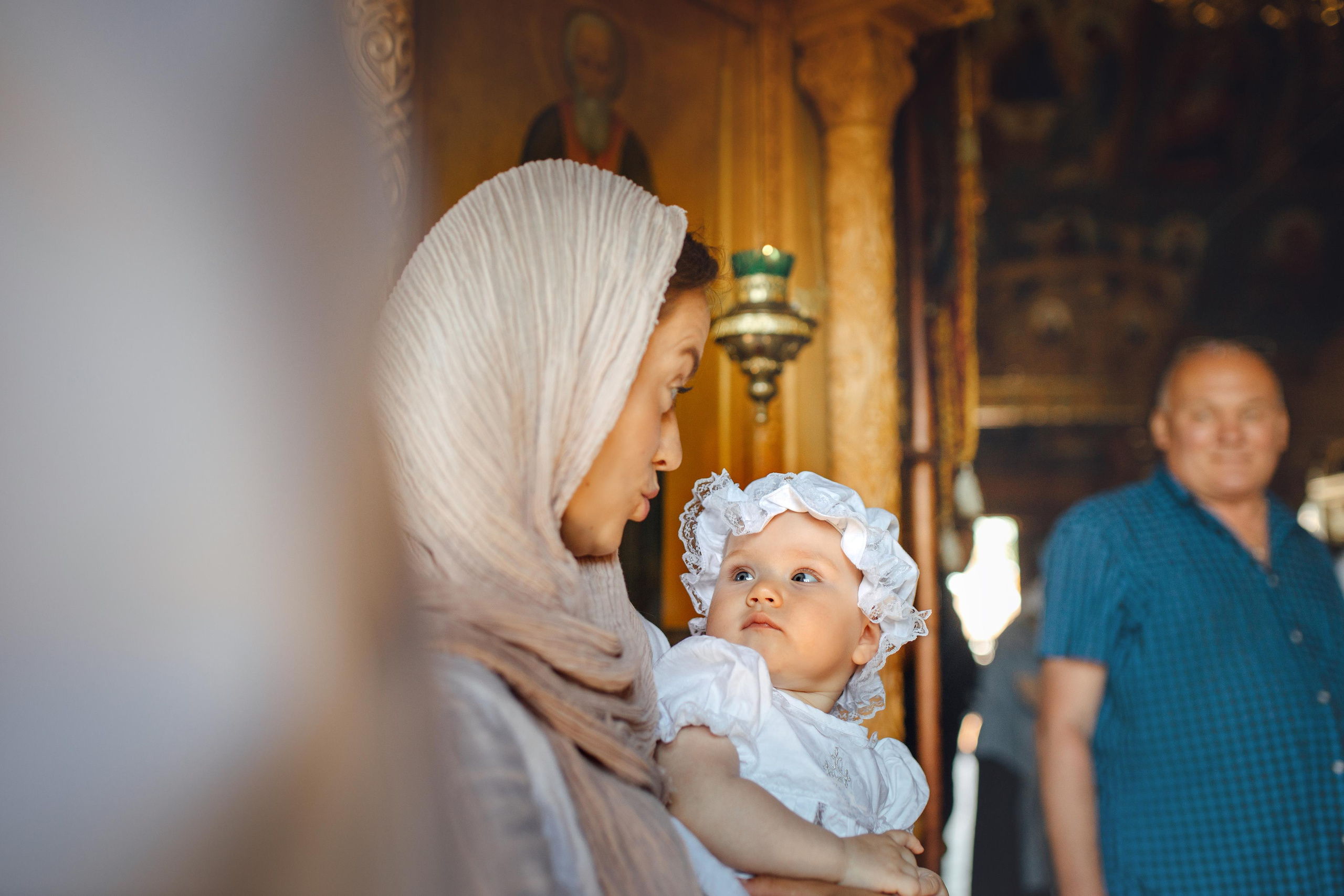 Таинство крещения Марии, храм Серафима Саровского, 08.07.2023