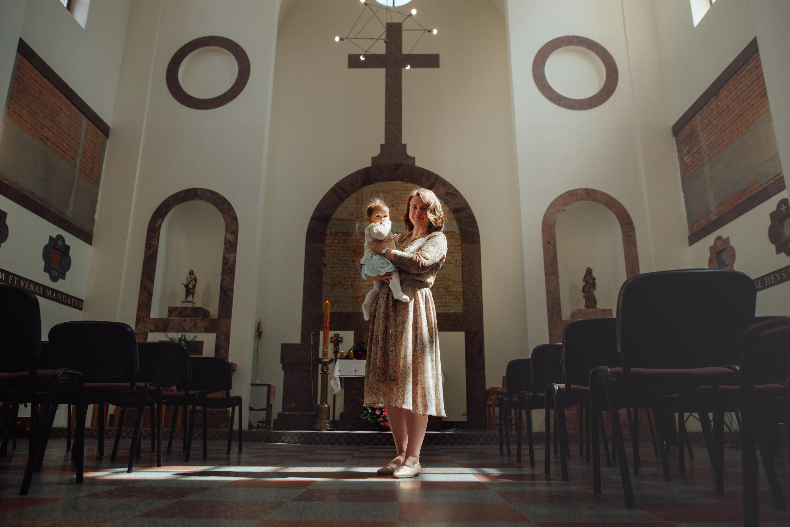 Таинство крещения Эммы, костёл Святого Франциска, 10.06.2023