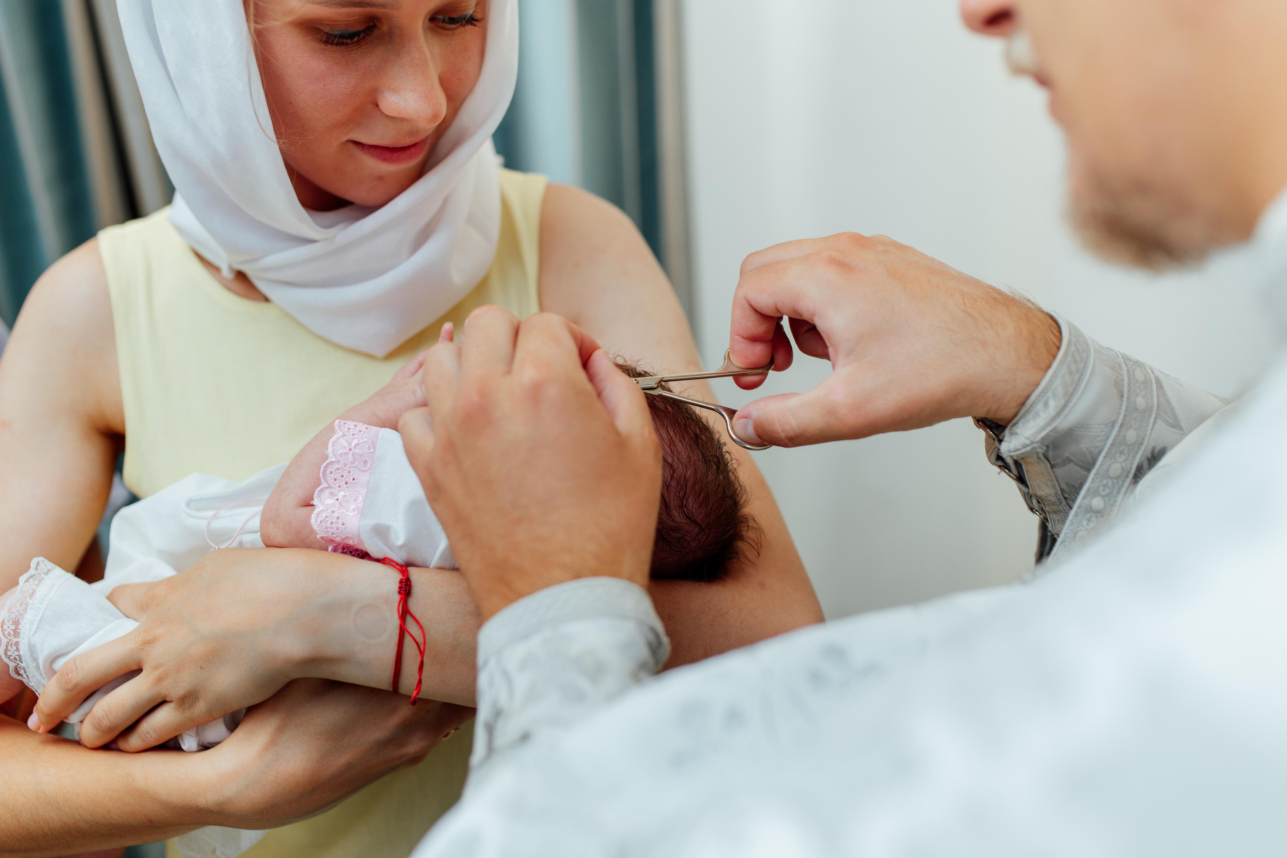 Таинство крещения Аполлинарии, 14 июля 2021, храм Святой Троицы