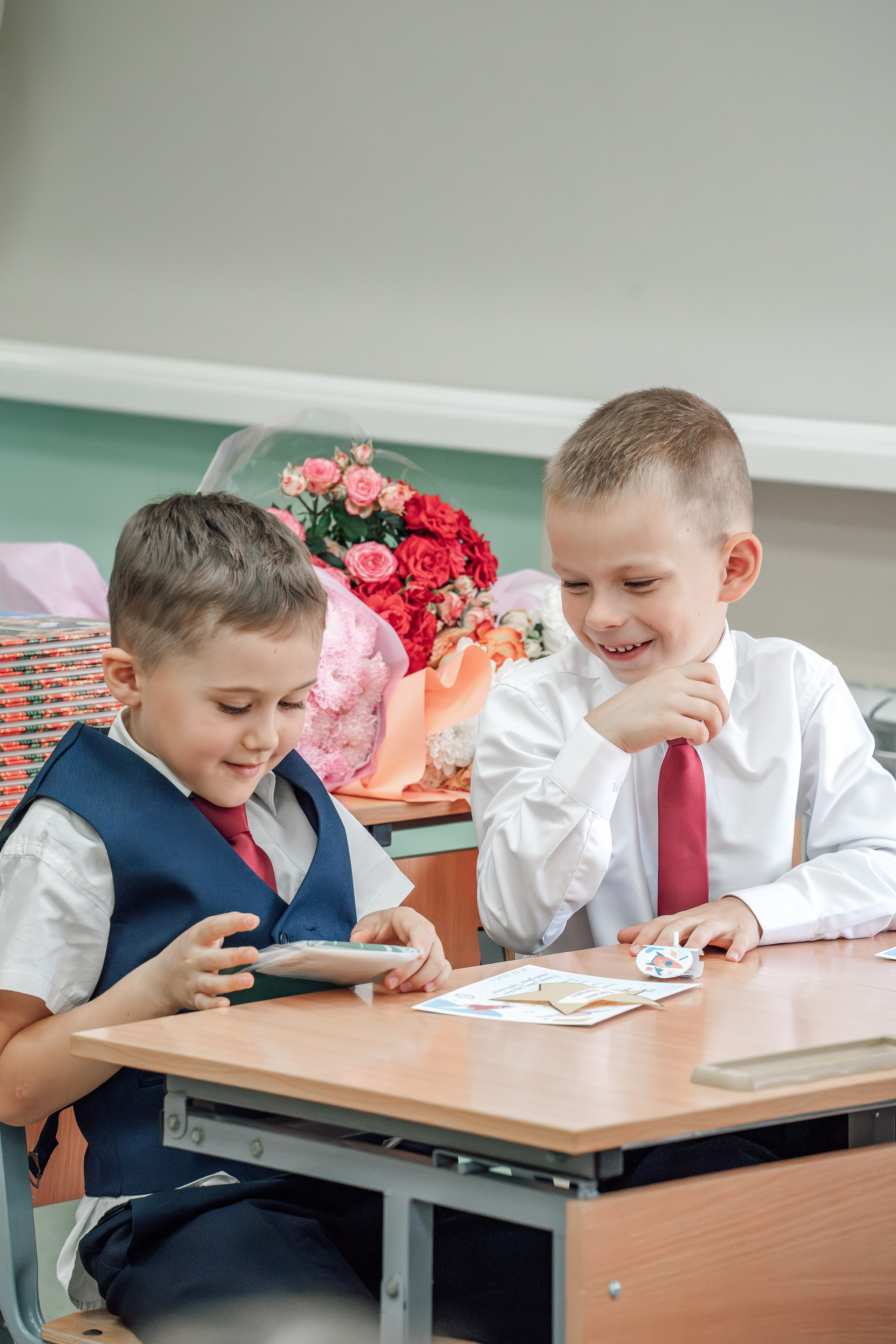 Первоклашки. Фотограф Юлия Паськова, город Бирюч