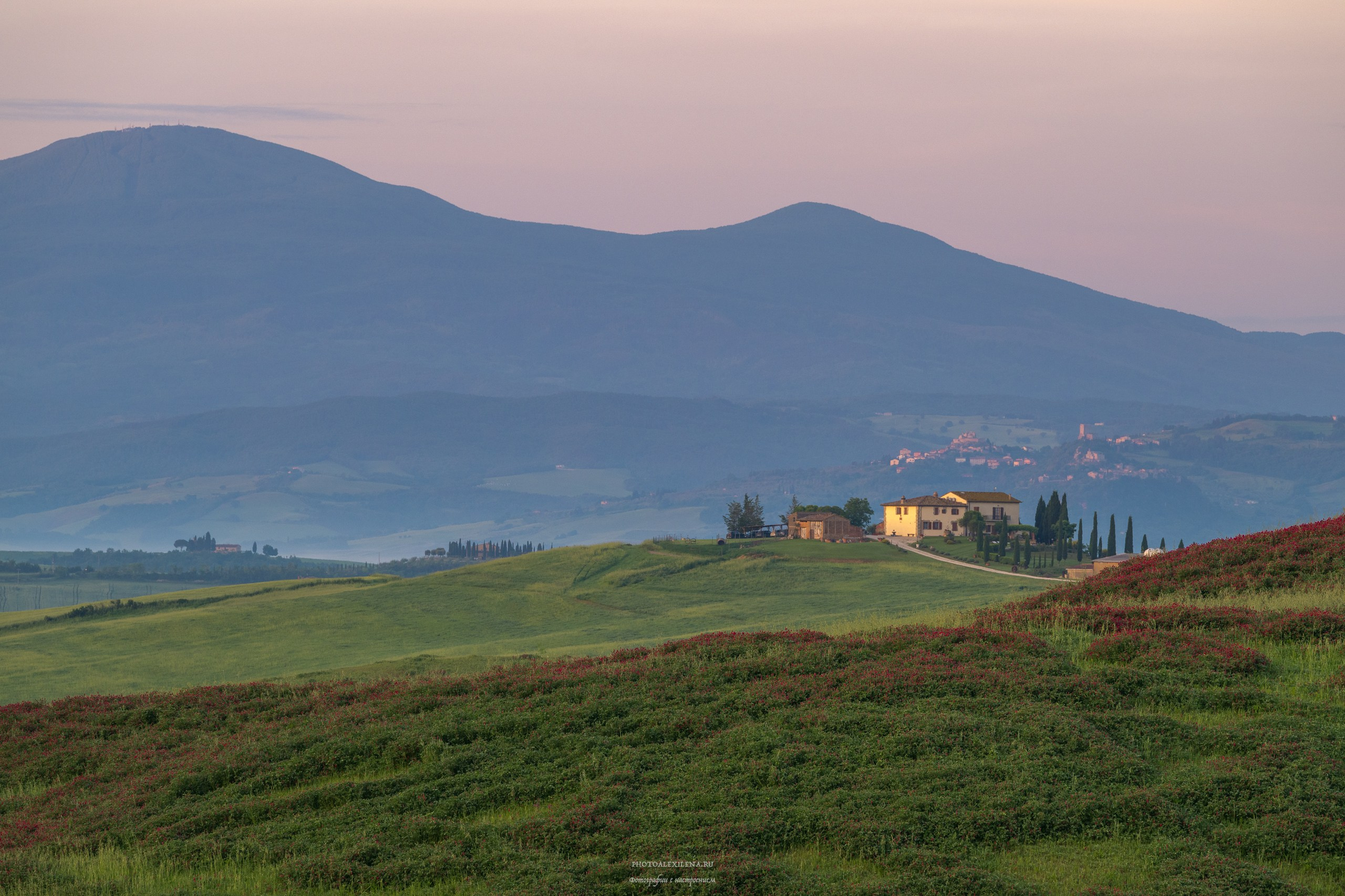 Долина Крете Сенези (Crete Senesi). Авторские стильные фотокартины