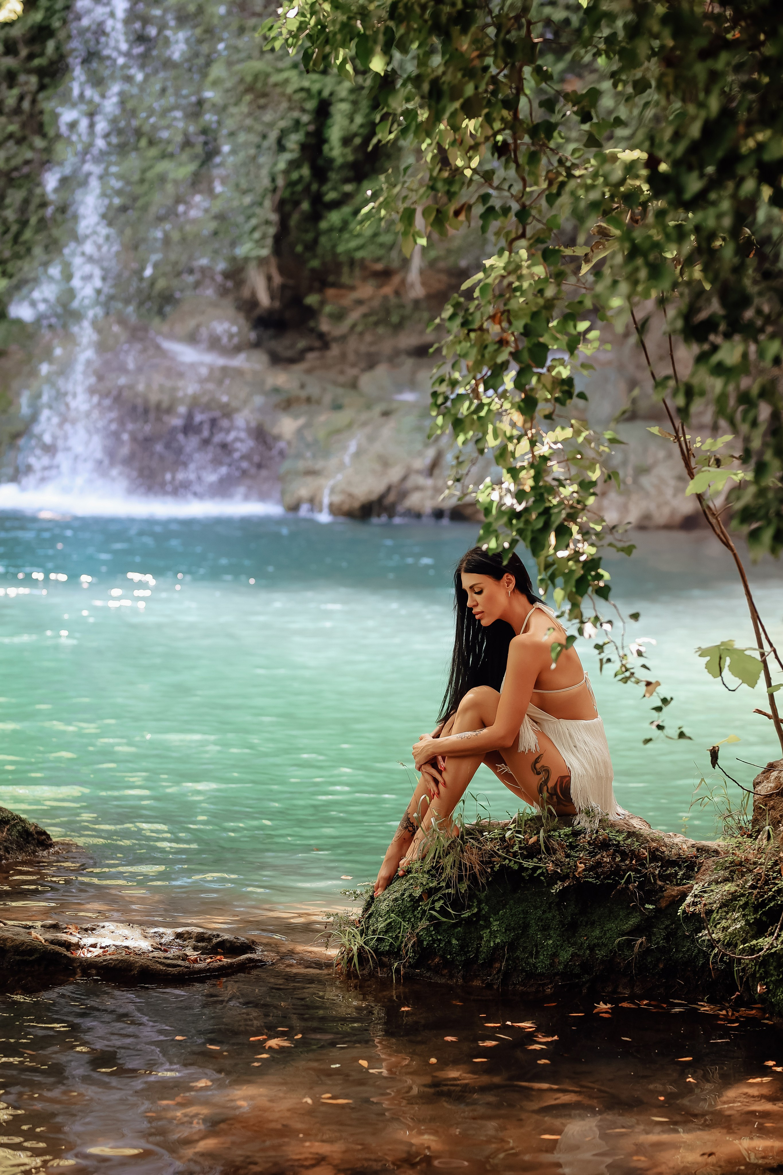Photoshooting at Kurshunlu waterfall