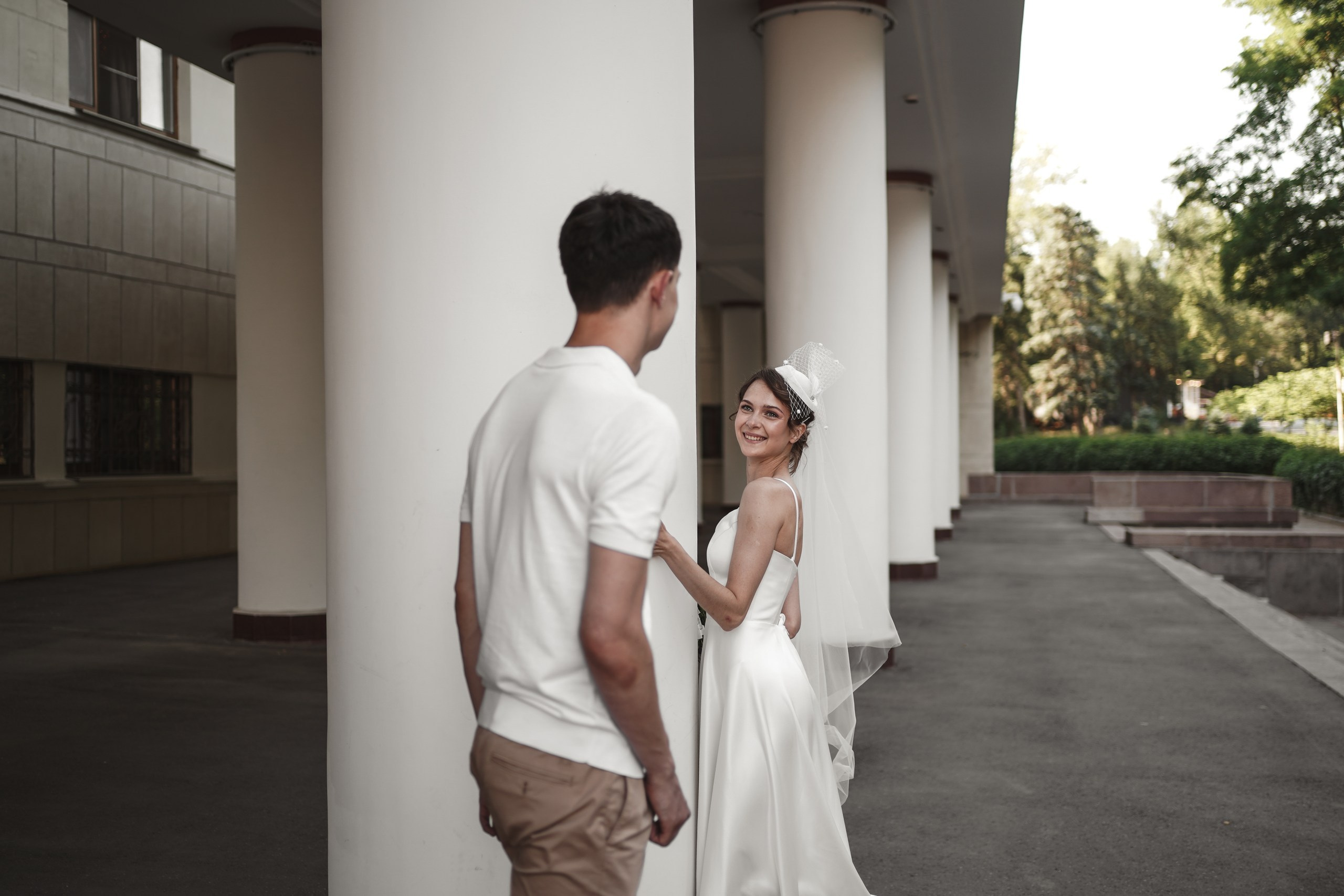 Свадебная фотосессия в парке имени Октябрьской Революции в г. Ростов-на-Дону. Свадебный фотограф в Ростове-на-Дону. Таинство Крещения и Венчания, семейные фотосессии. Алёна Чёботова