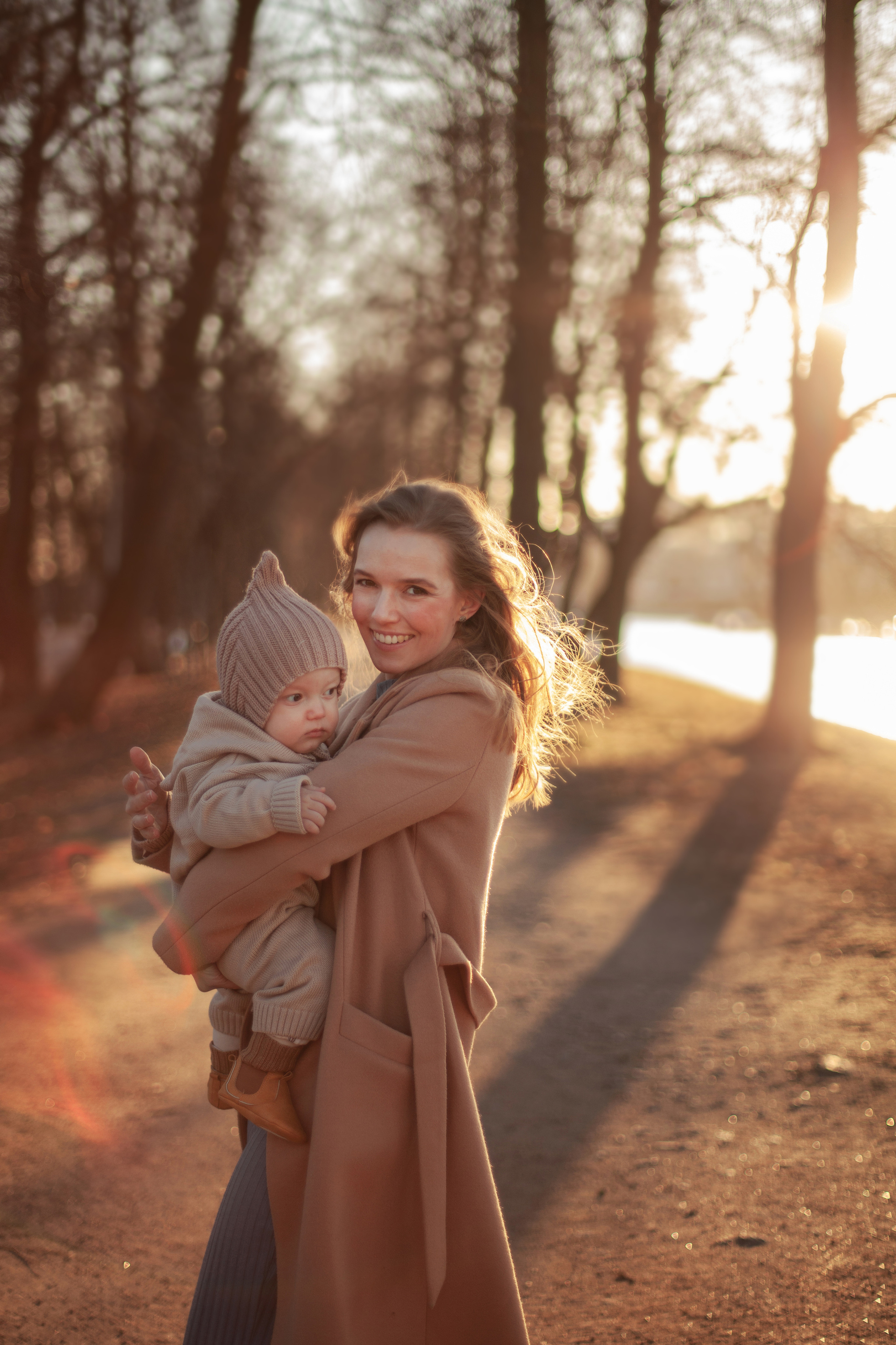 Семейная съёмка в ЦПКИО. Ранняя весна. Фотограф Наталья Яковлева, Санкт-Петербург. Семьи, ньюборн, крещения