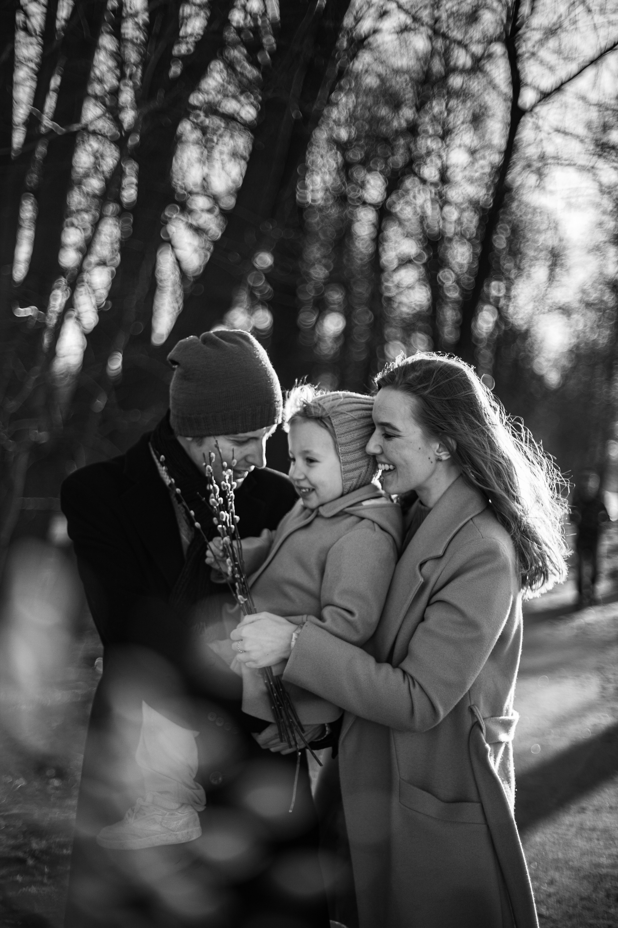 Семейная съёмка в ЦПКИО. Ранняя весна. Фотограф Наталья Яковлева, Санкт-Петербург. Семьи, ньюборн, крещения