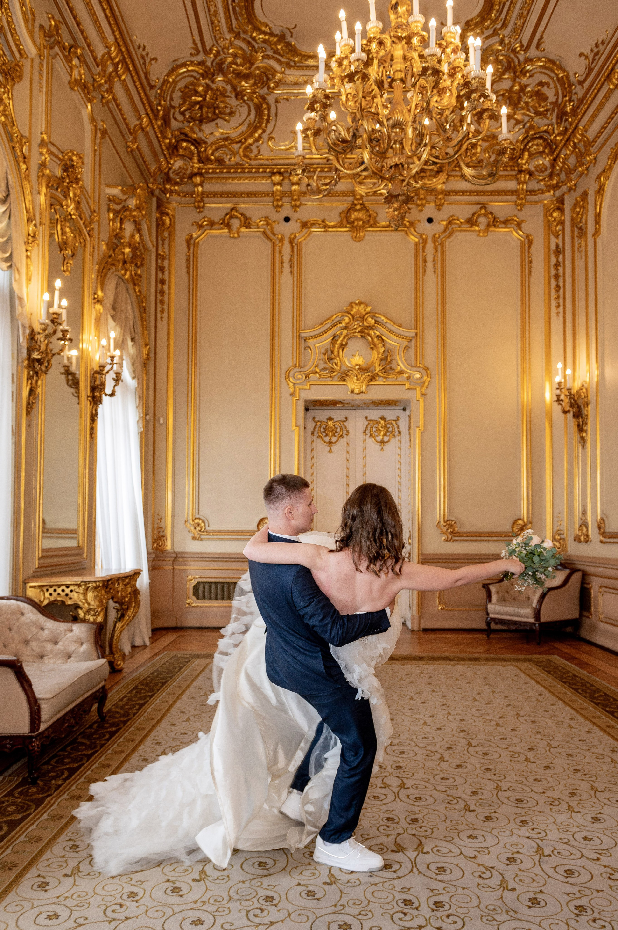 Зажигательная и динамичная свадебная фотосессия Анастасии и Максима. Портретный, семейный и свадебный фотограф в Санкт-Петербурге и в Пушкине Ширяев Денис