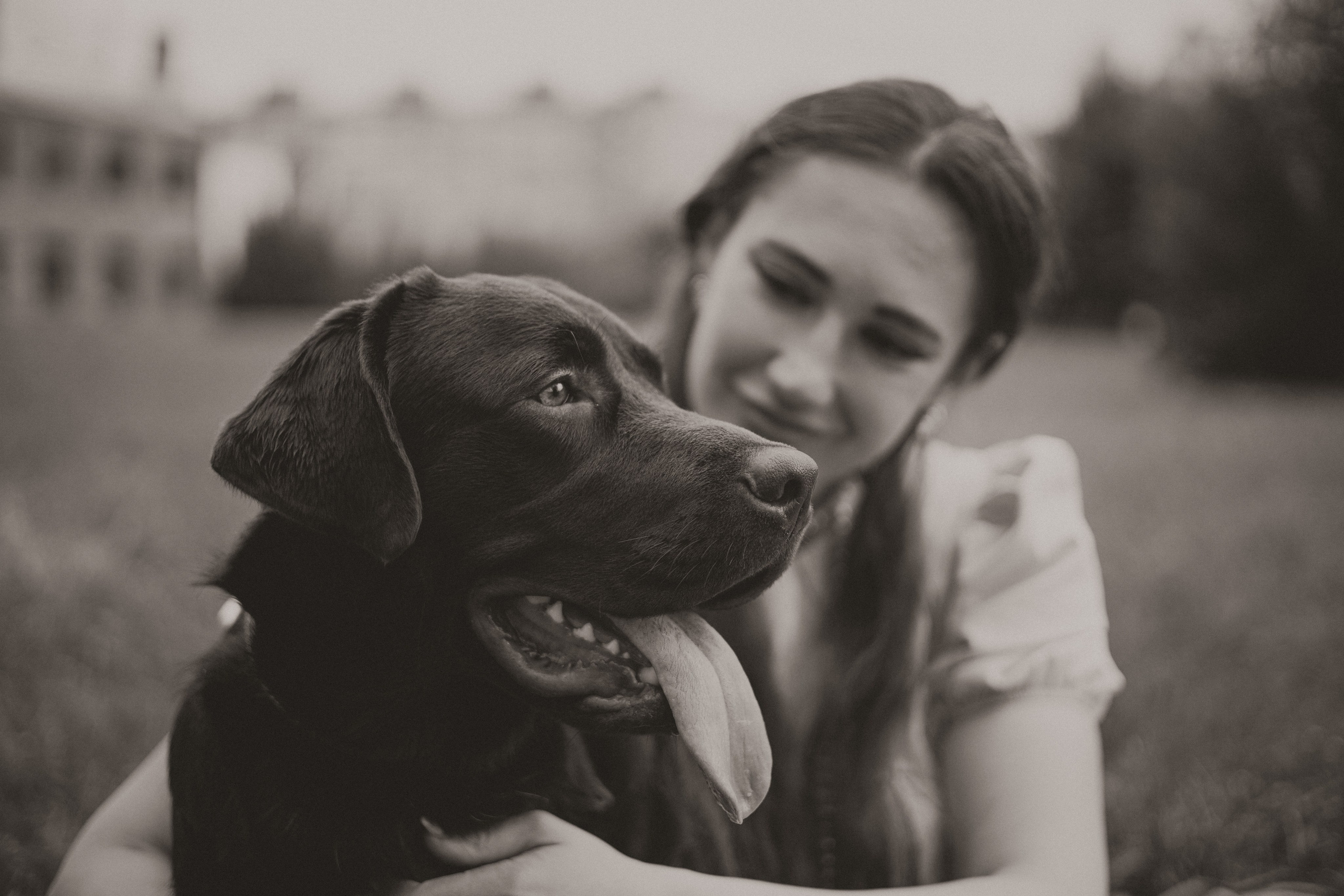 Оля и её шоколадный Тимофей. Фотограф — анималист •love-story•|Санкт-Петербург