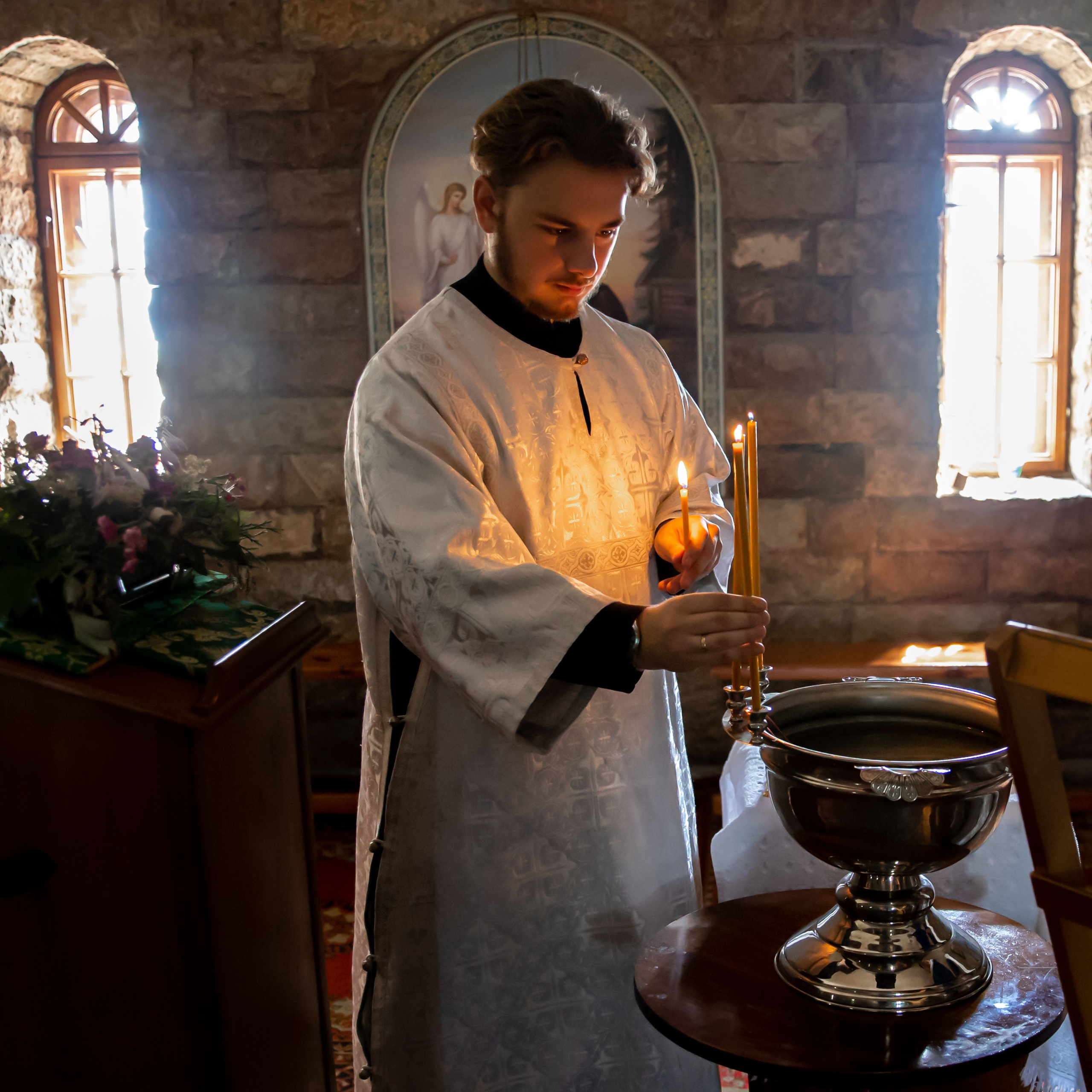 Фотограф на Крещение в Санкт-Петербурге. ФОТОГРАФ РАДОСТИ Фотосессия в студии СПб. Портретный фотограф — Юрий Торлопов