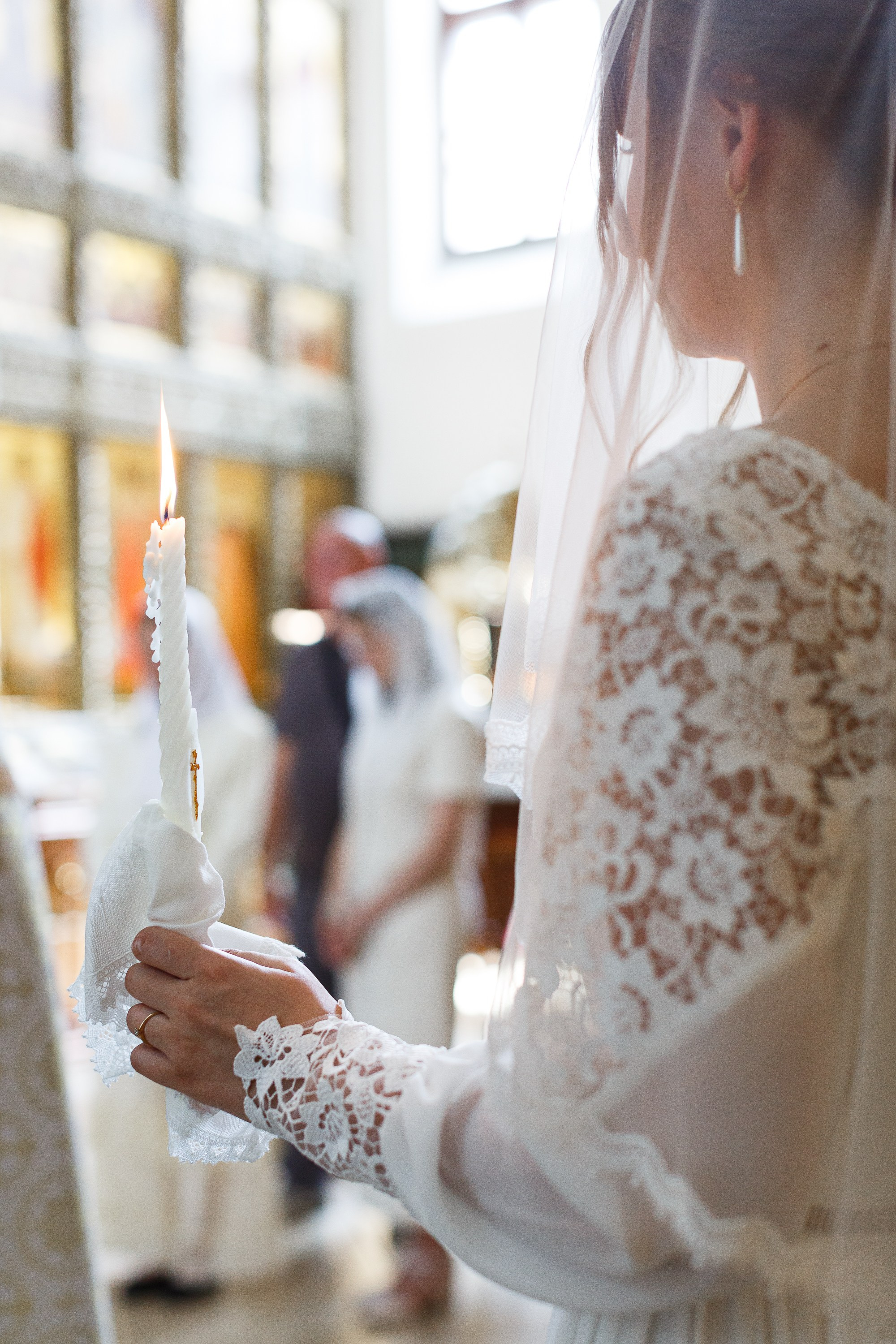 Венчание в храме Живоначальной Троицы на Шаболовке. Фотограф Москва