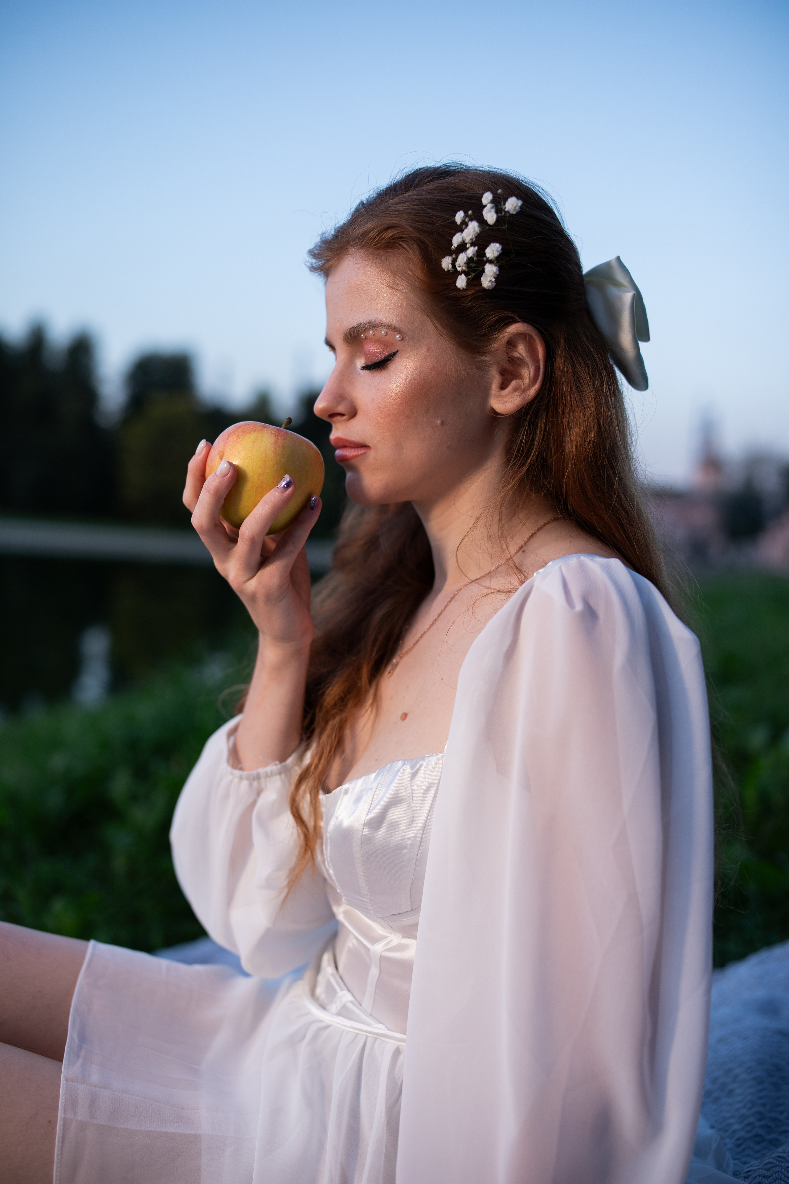 Алина, пикник на закате. Фотограф Виктор Степанов