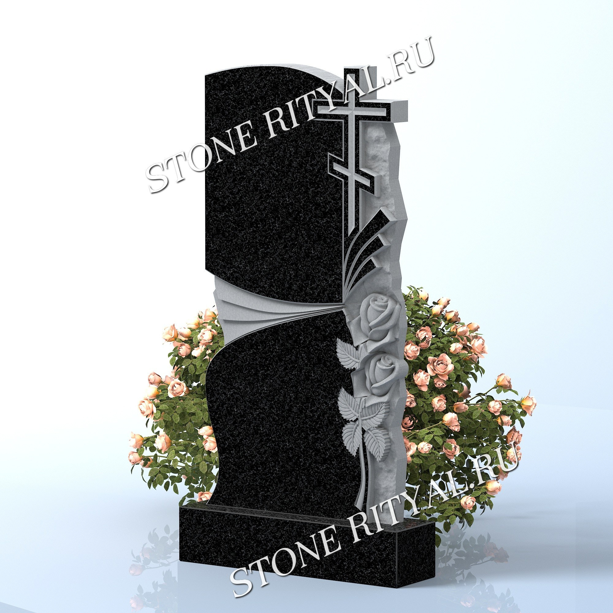 Вертикальные памятники фигурные. Изготовление и установка памятников в Москве и МО