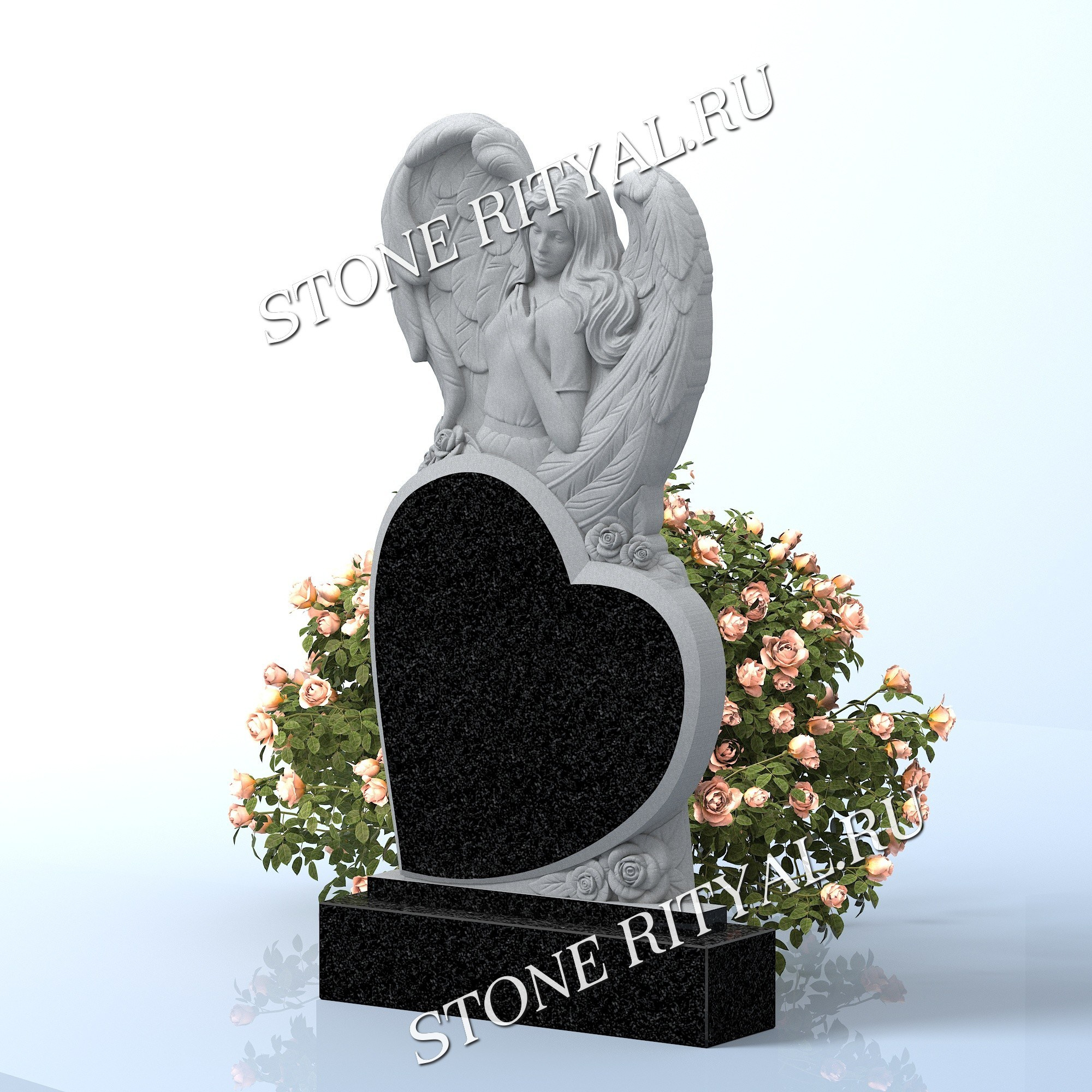 Вертикальные памятники фигурные. Изготовление и установка памятников в Москве и МО