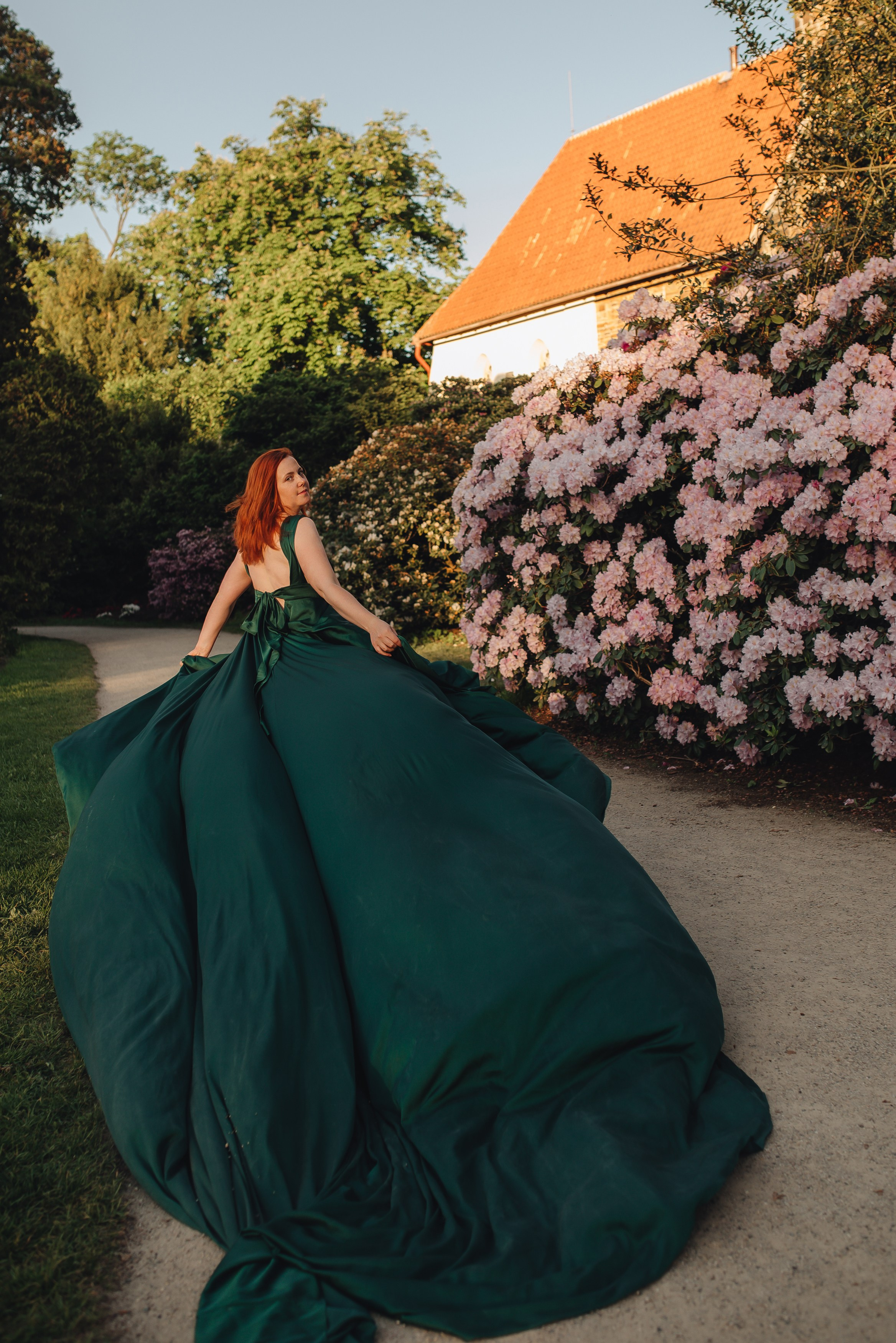 Фотосессия в летящем платье для Евгении. Фотограф Прага | Photographer Prague| Фотограф в Праге Яра Куркус