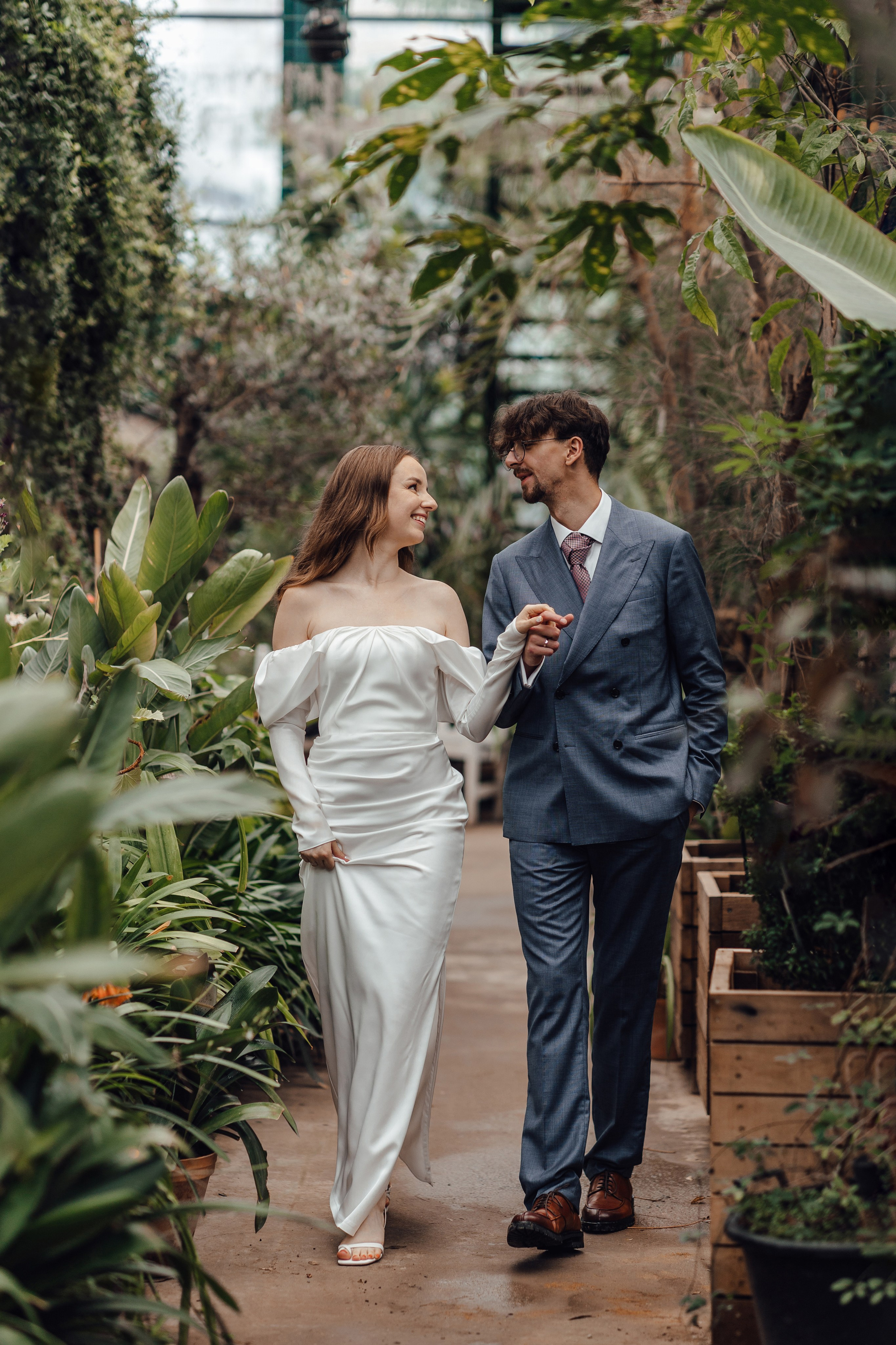 Свадебная фотосессия в Оранжерее в Москве