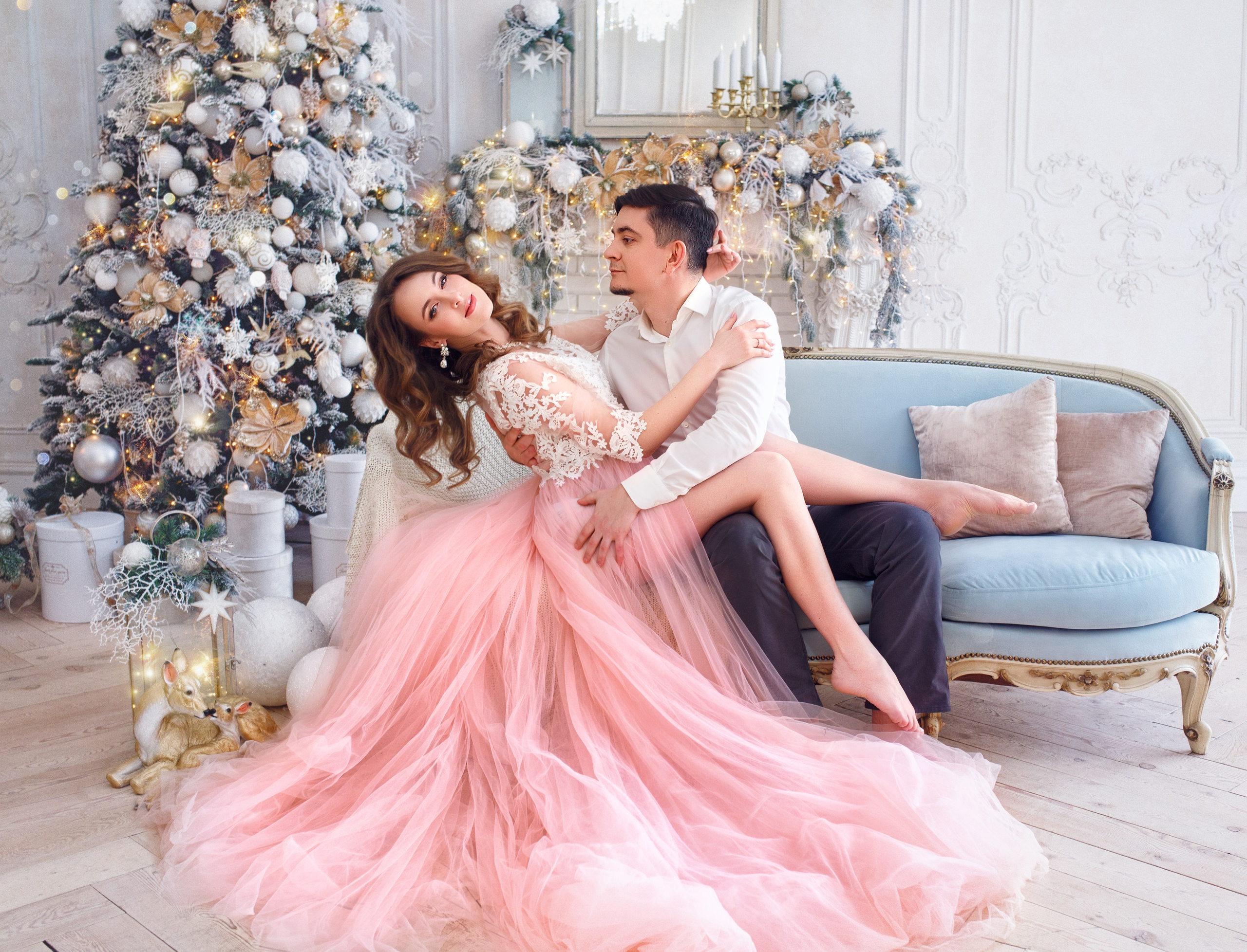 новогодняя фотосессия для беременных