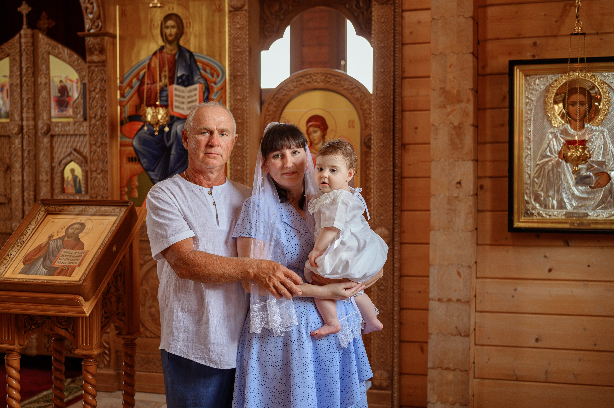 Крещение Мирочки и Дамирчика. Детский и семейный фотограф Ирина Гладких