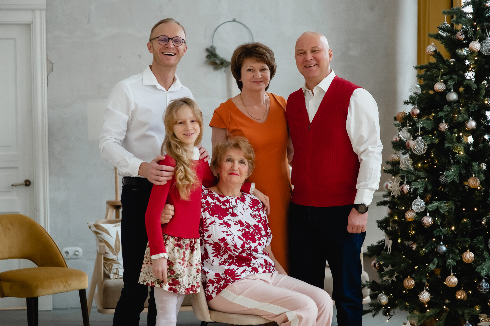 Дмитрий и Екатерина фотосессия большой семьи. Портретный фотограф в Москве, Московской области. Деловой портрет