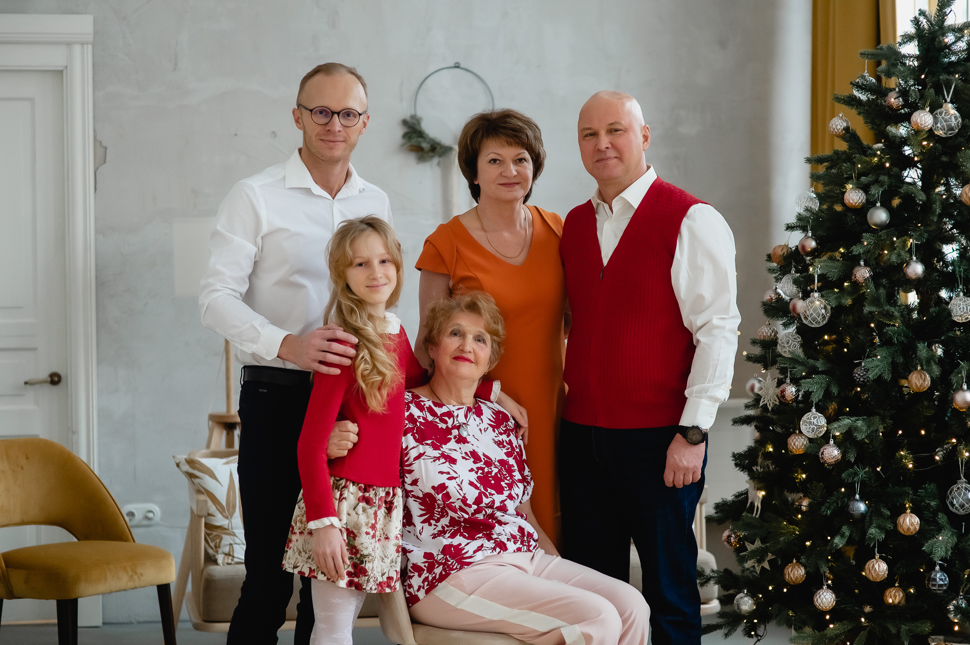 Дмитрий и Екатерина фотосессия большой семьи. Портретный фотограф в Москве, Московской области. Деловой портрет