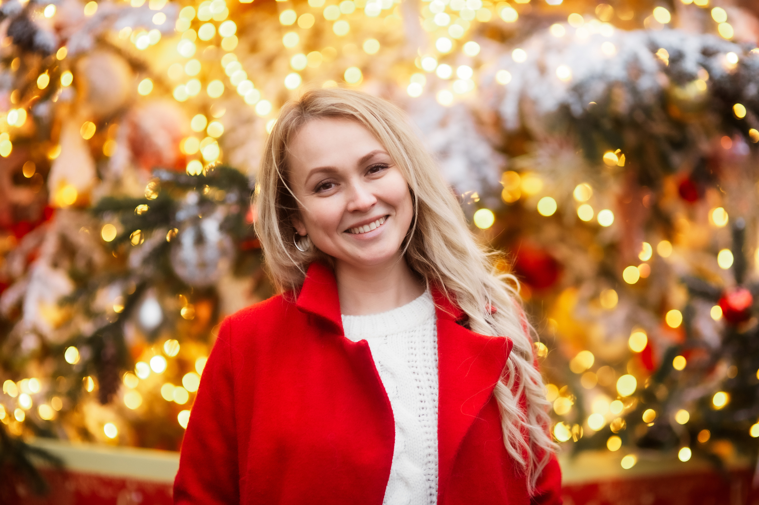 Фотосессия для Яны в Новогодней Москве. Портретный фотограф в Москве, Московской области. Деловой портрет