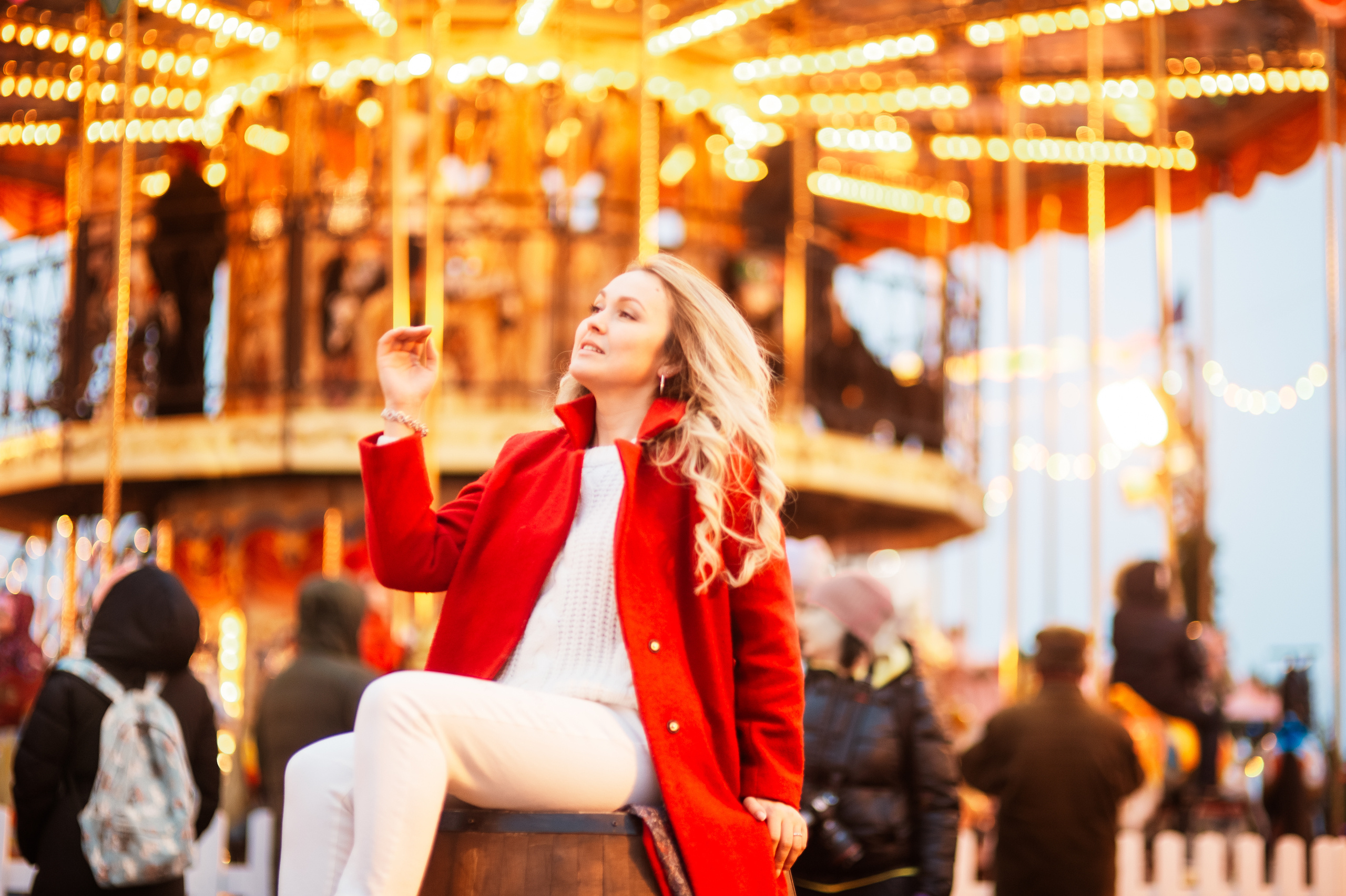 Фотосессия для Яны в Новогодней Москве. Портретный фотограф в Москве, Московской области. Деловой портрет