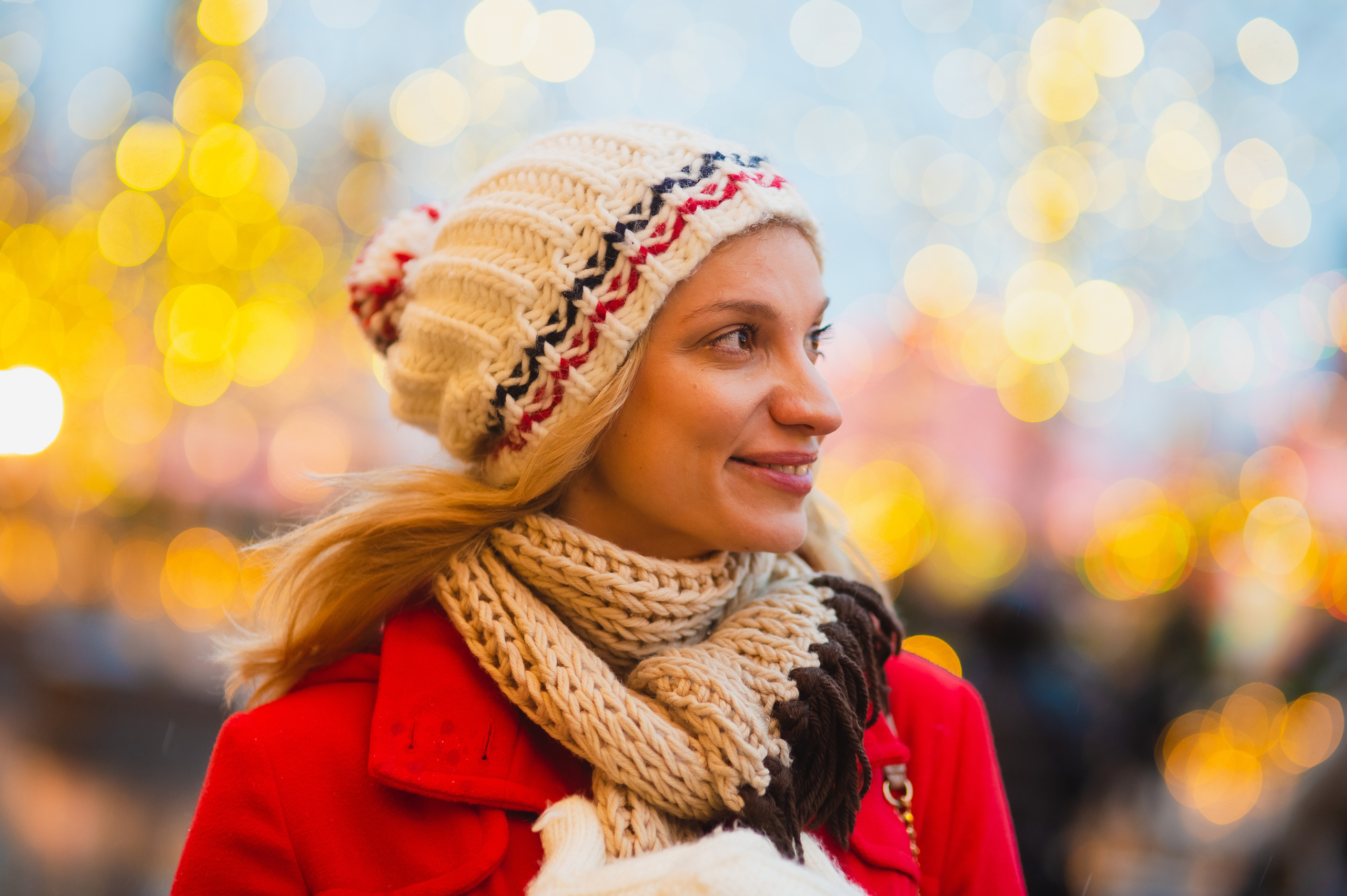 Евгения фотосессия в центре Новогодней Москвы. Портретный фотограф в Москве, Московской области. Деловой портрет