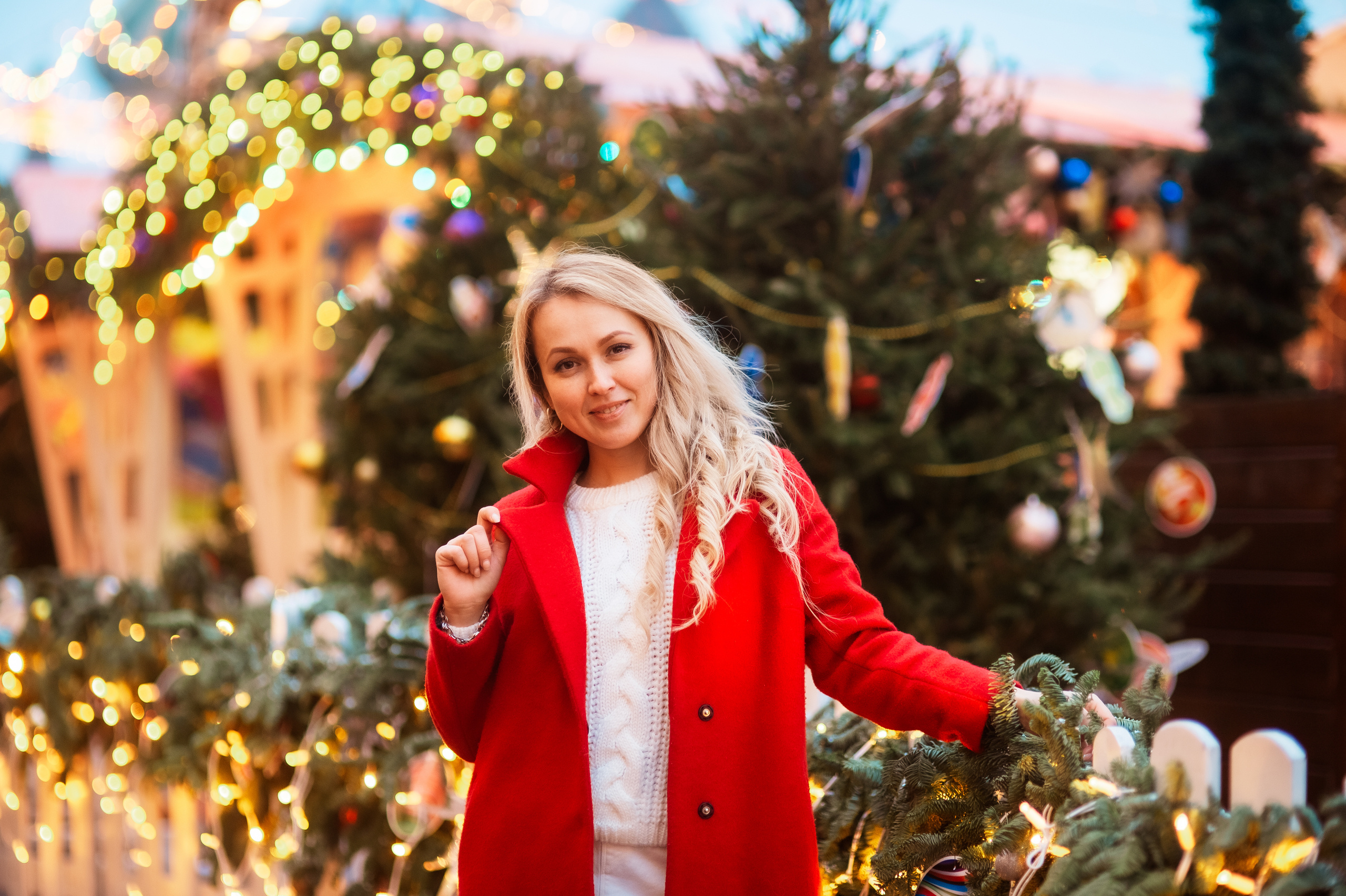 Фотосессия для Яны в Новогодней Москве. Портретный фотограф в Москве, Московской области. Деловой портрет