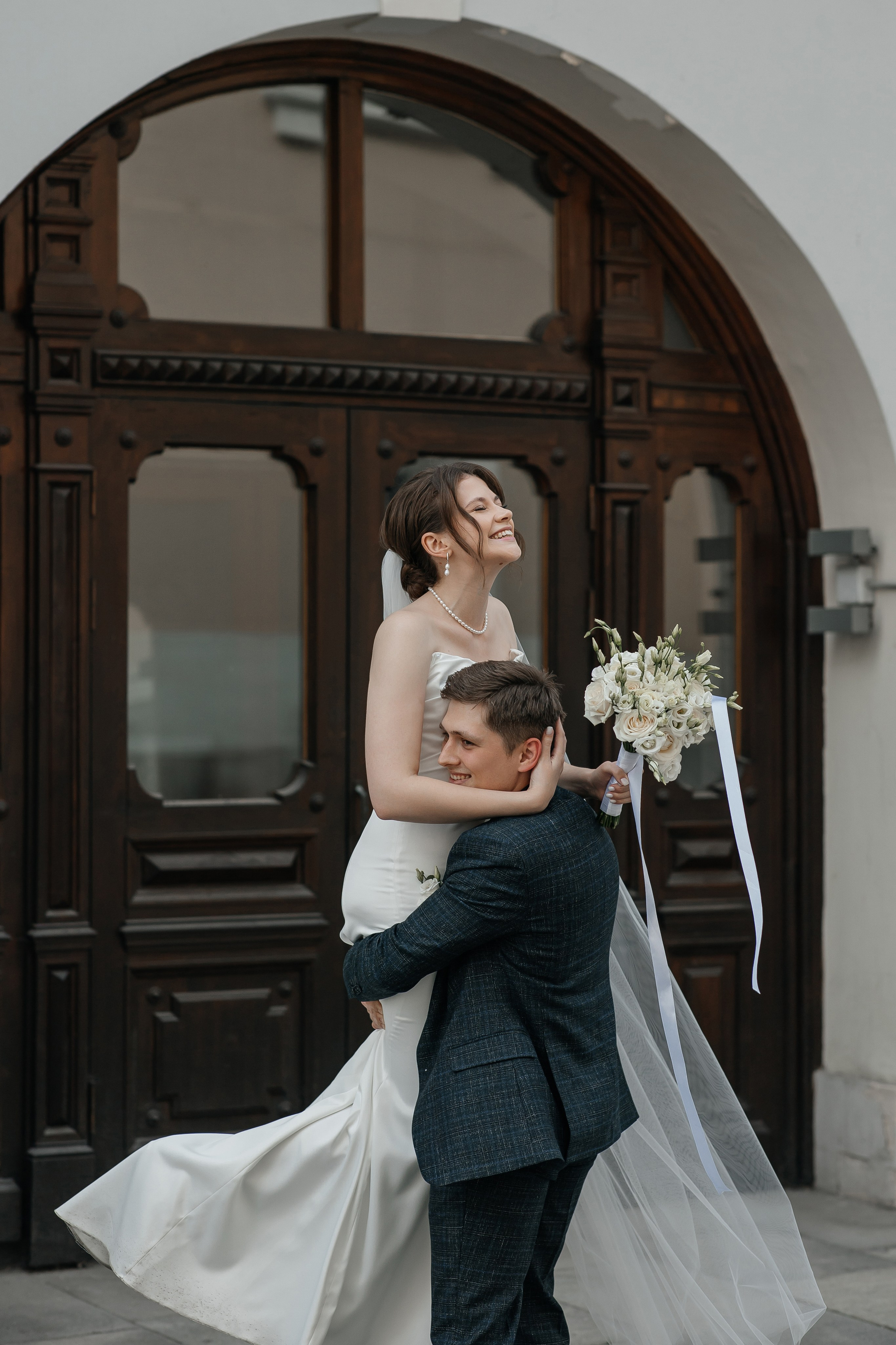 Свадебная прогулка в центре Москвы