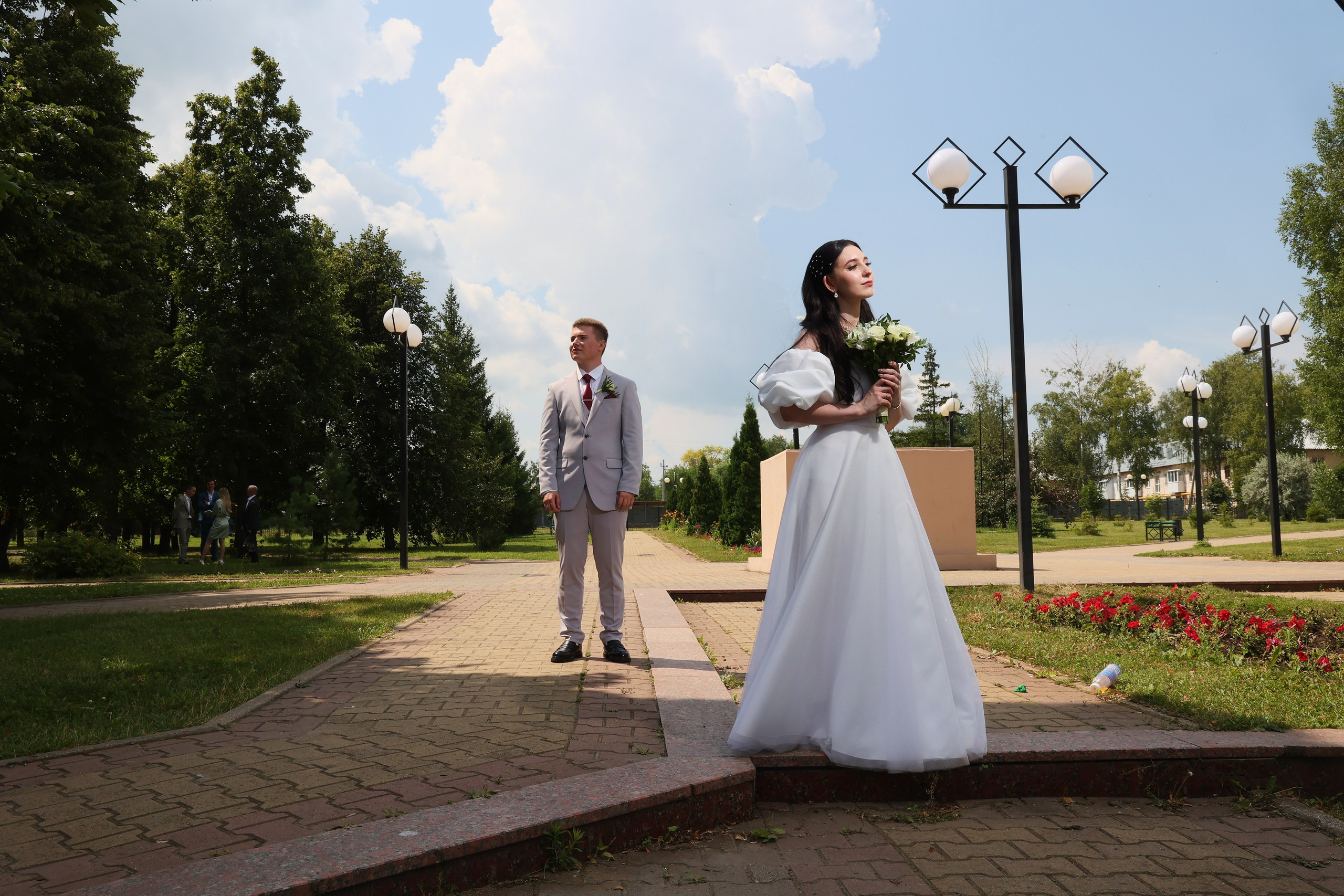 красивая свадебная фотография