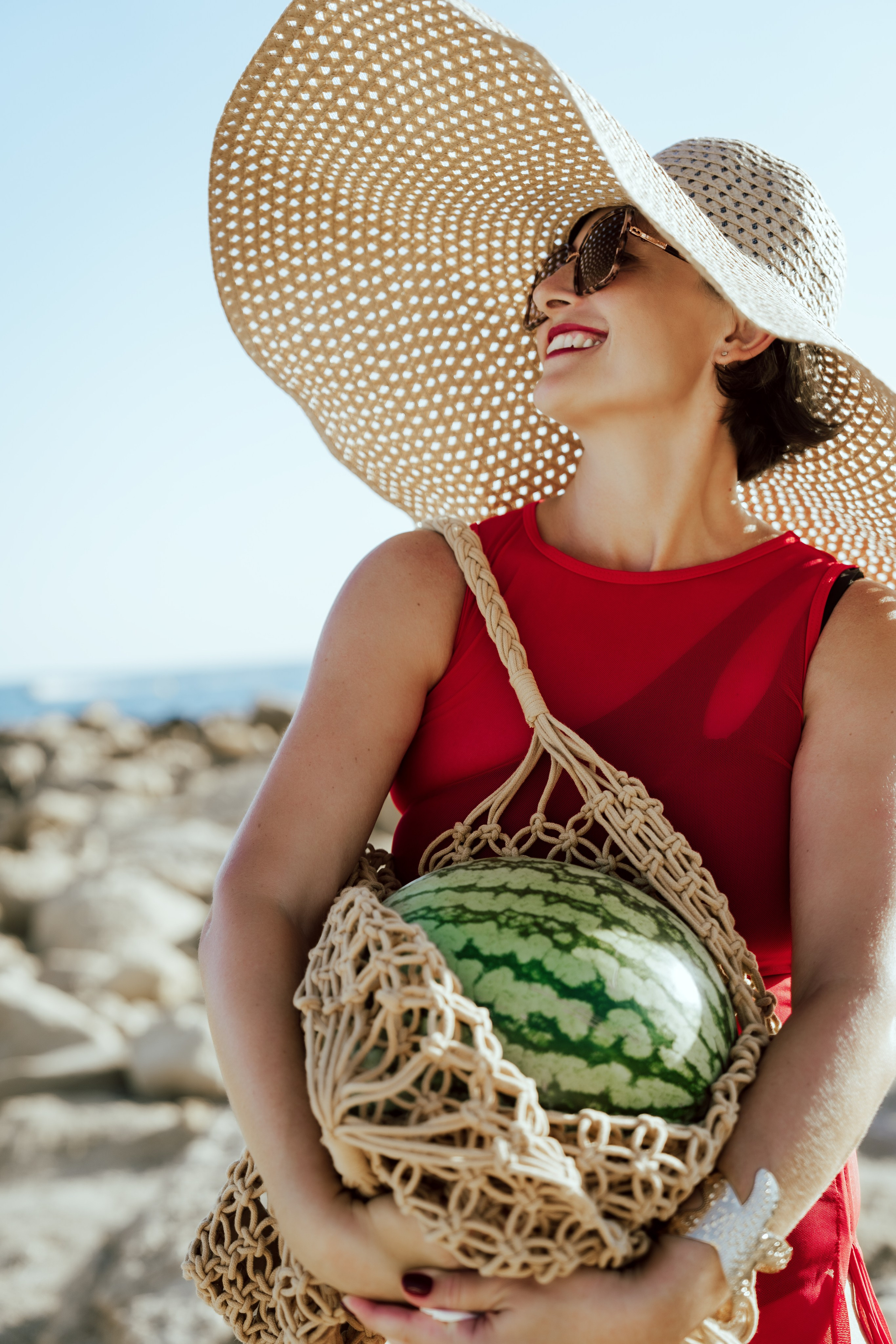 фэшн фотосессия на берегу моря Бенидорм