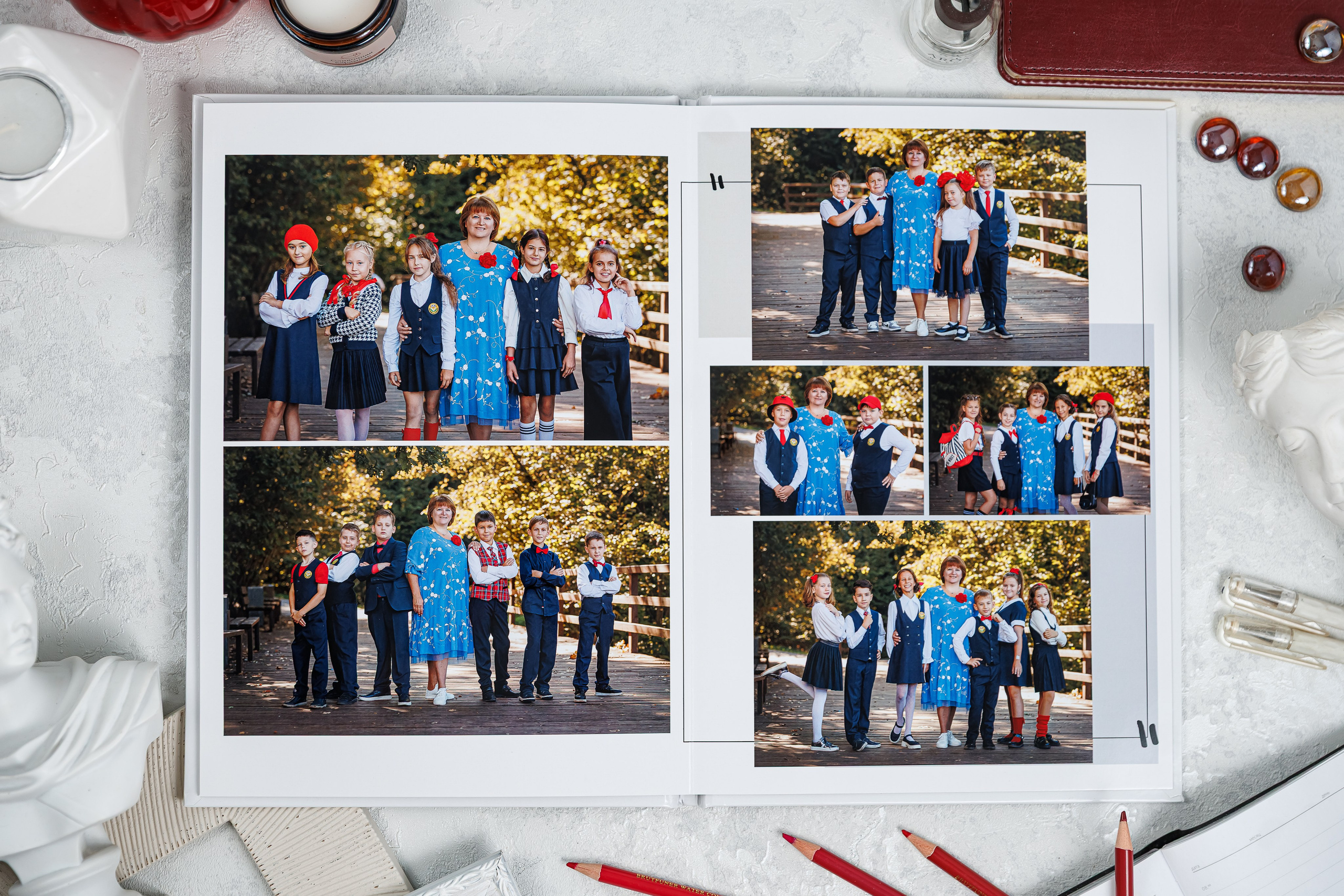 Выпускные альбомы 4 класс. Семейный и детский фотограф Комина Елена, Власиха, Одинцово