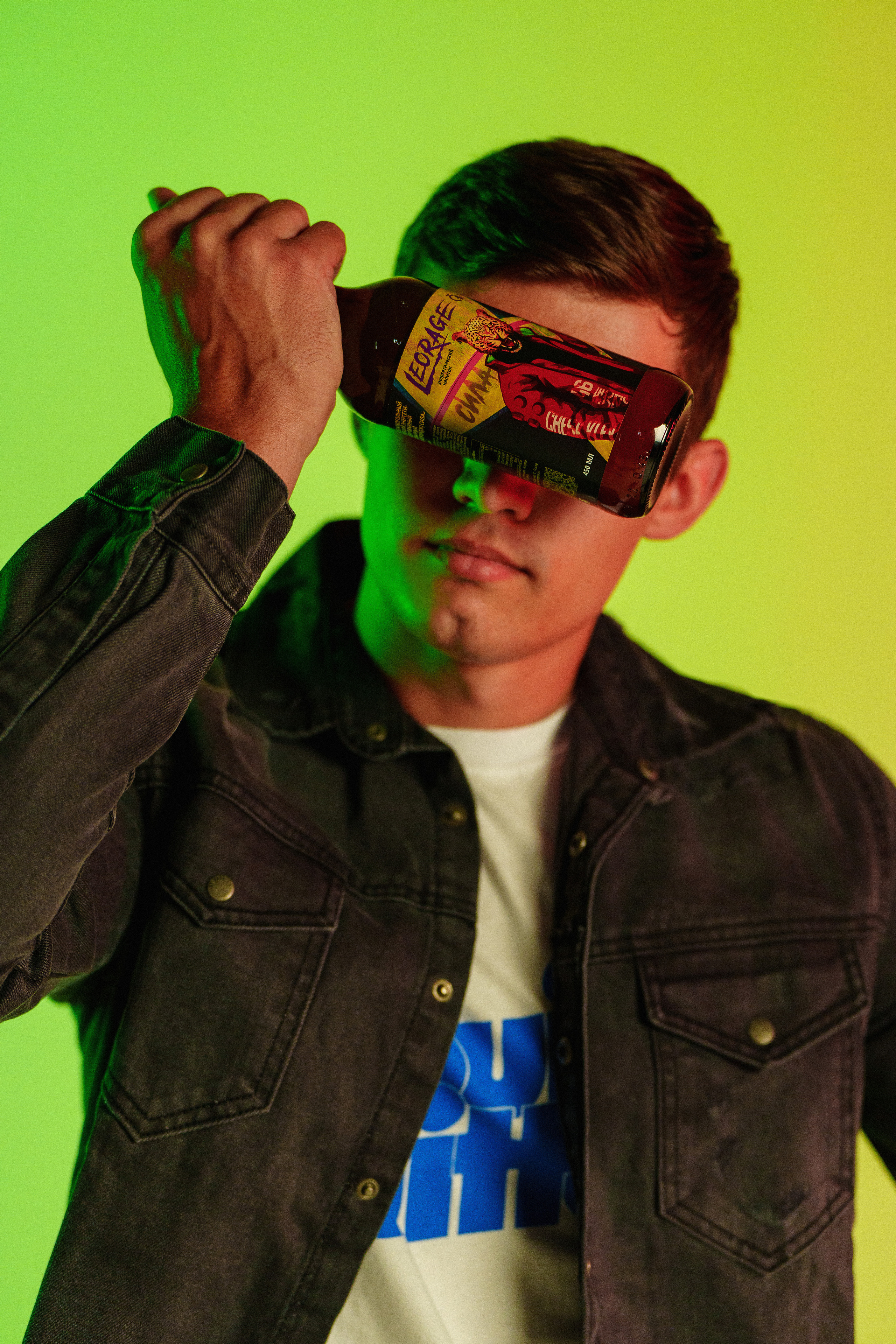 Реклама энергетика Leorage от Cesky lev. Портретный, семейный и свадебный фотограф в Курске Роман Сазонов