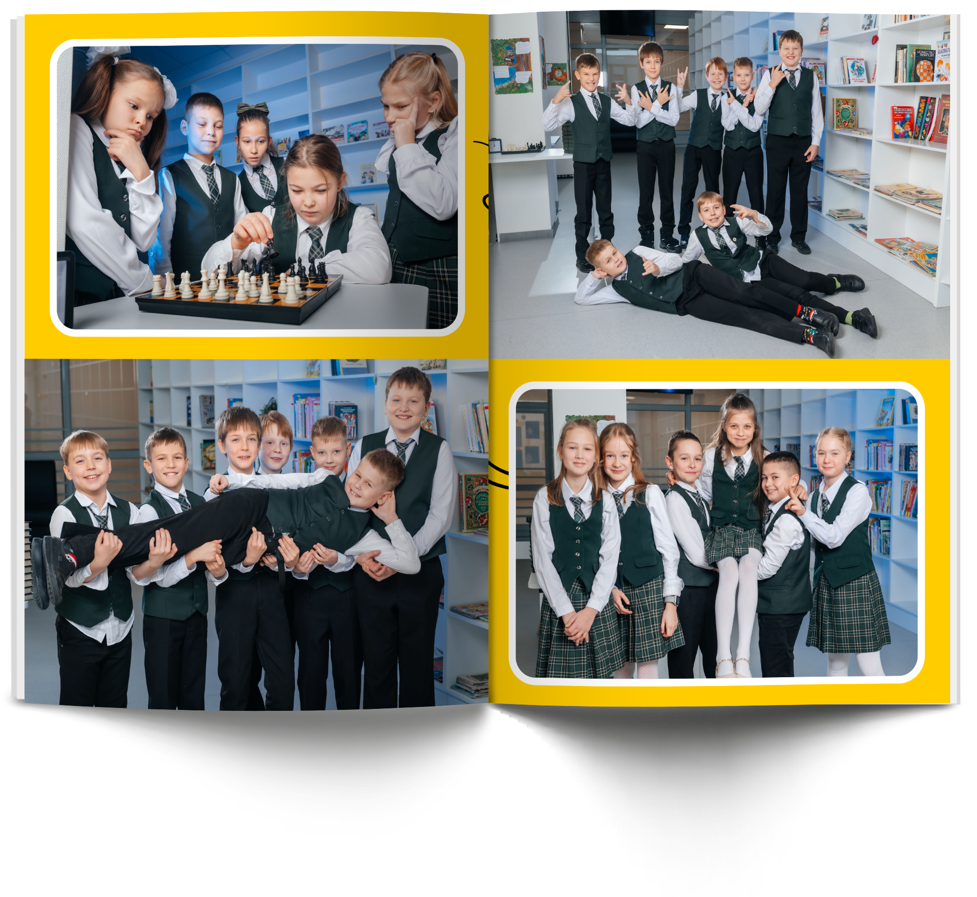 Начальные классы. Современные выпускные альбомы в Новосибирске