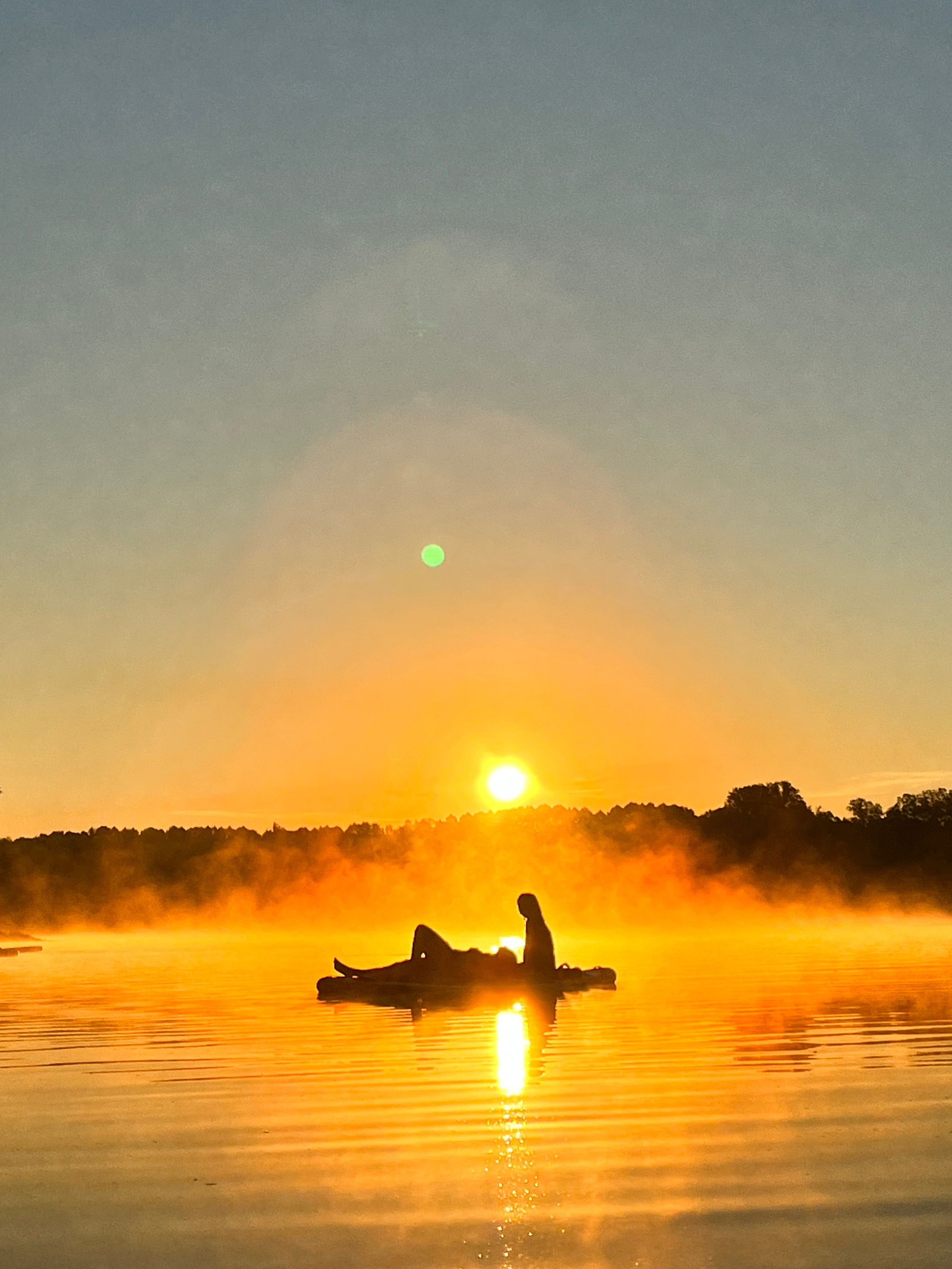 Рассвет на сапах в Сипайловских карьерах