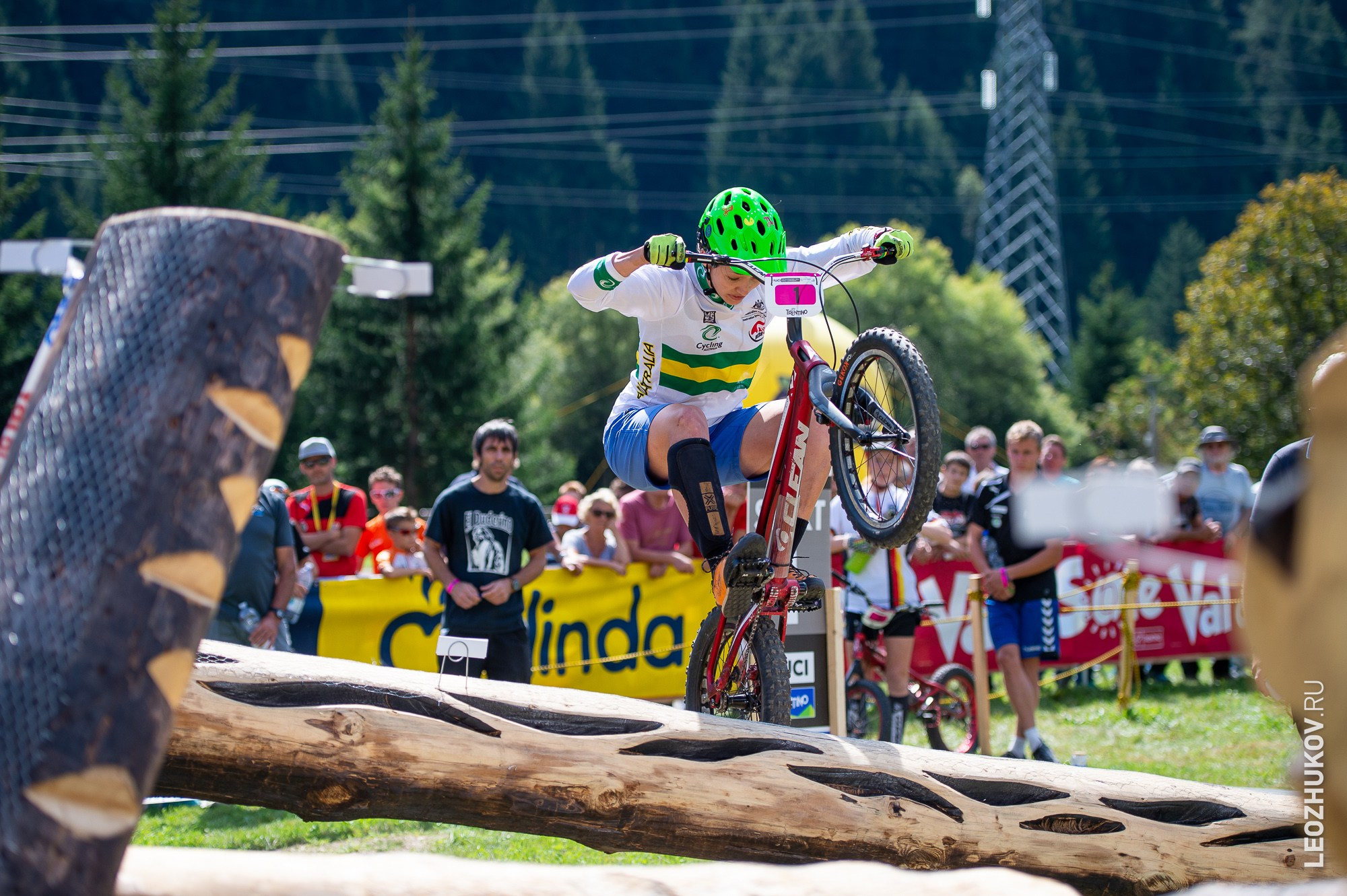 UCI Trials World Championships 2016 — finals. Sports photographer Leonid Zhukov