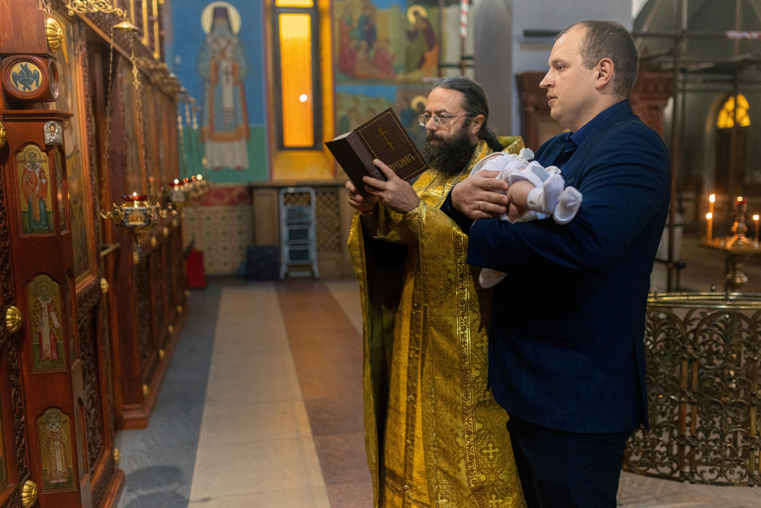 Крещение Алины. Дмитрий Шульгин, портретный фотограф в Воронеже