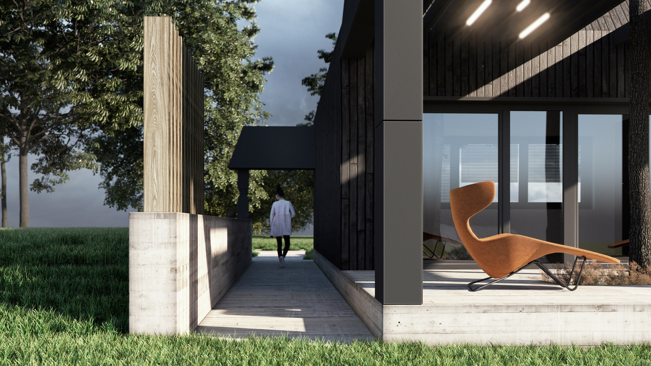 The hut. Paintings by the artist Sergey Ratchin