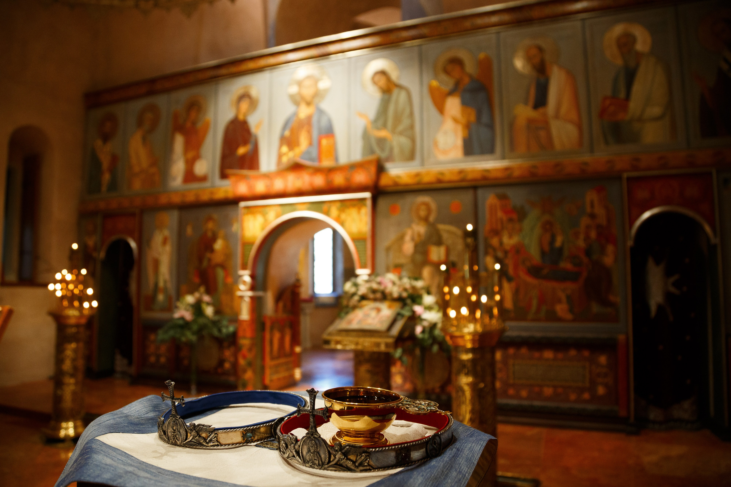 Венчание в храме Антипы Пергамского на Колымажном дворе