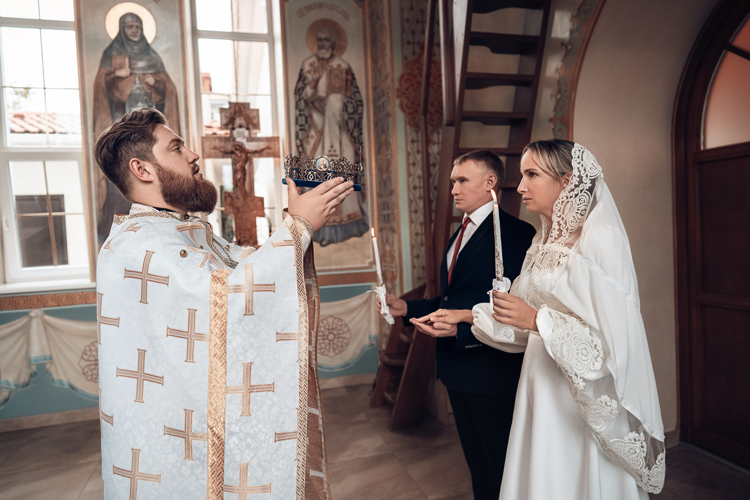 Венчание в храме ап.Андрея Первозванного Севастополь. Церковный фотограф Севастополь