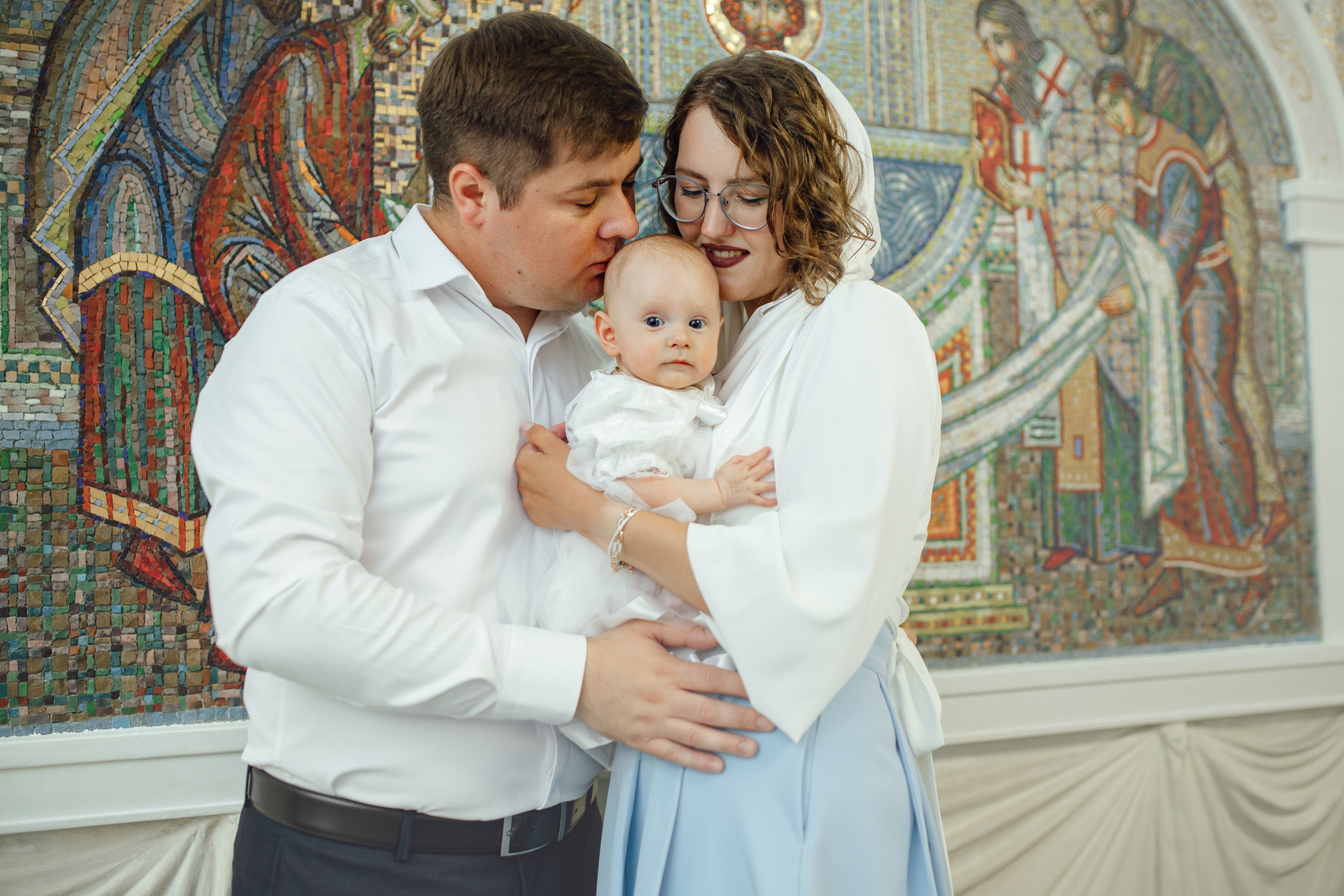 Таинство крещения Ассоль, храм Святой Троицы