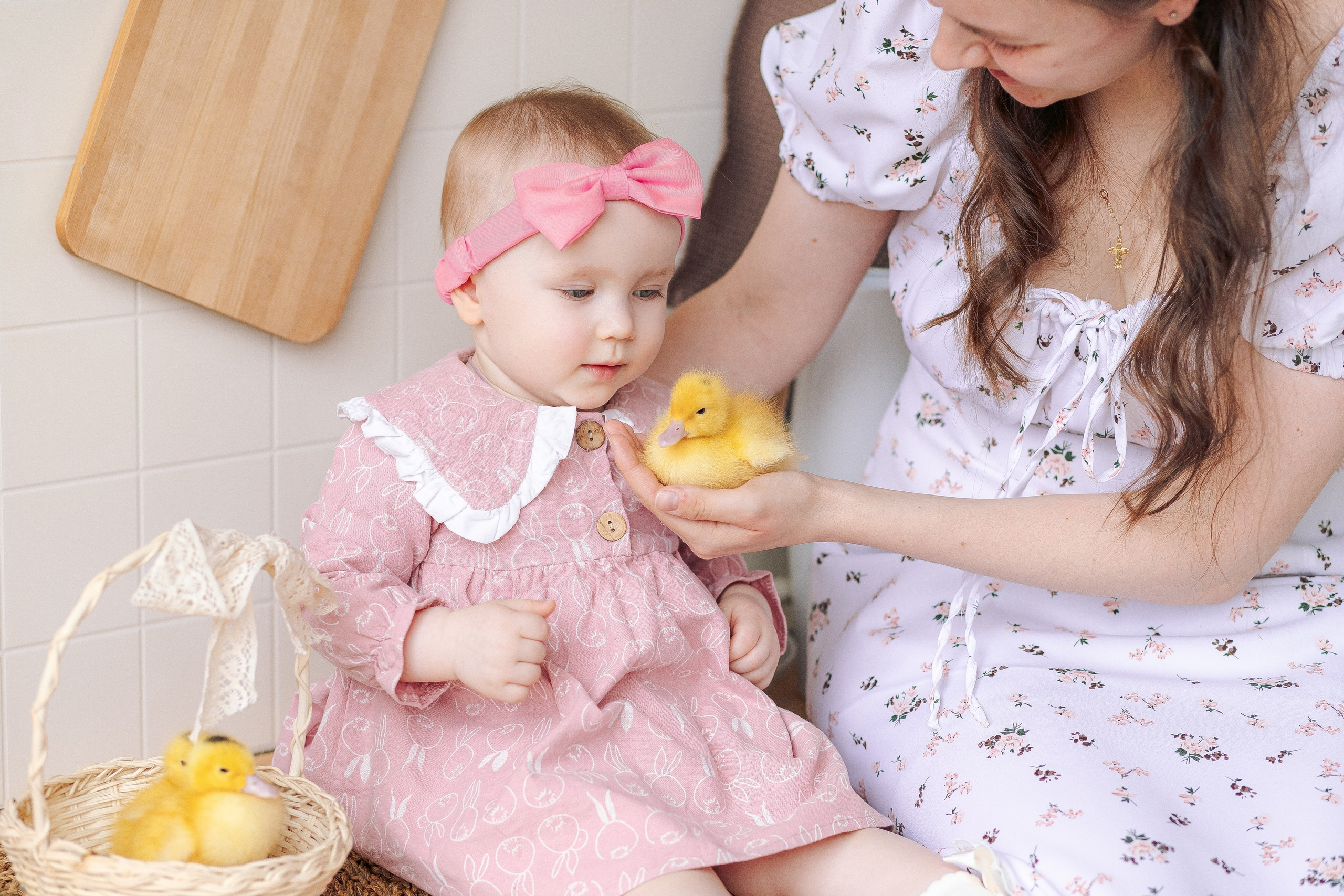 Семейная пасхальная фотосессия в студии Санкт-Петербург