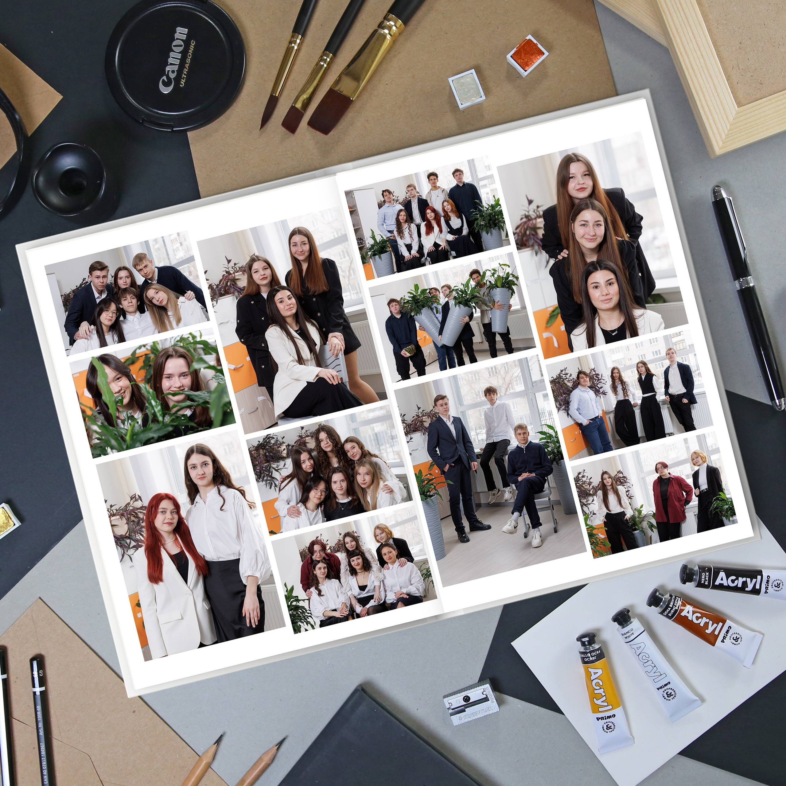 5 разворот-плотная бумага с ламинацией.