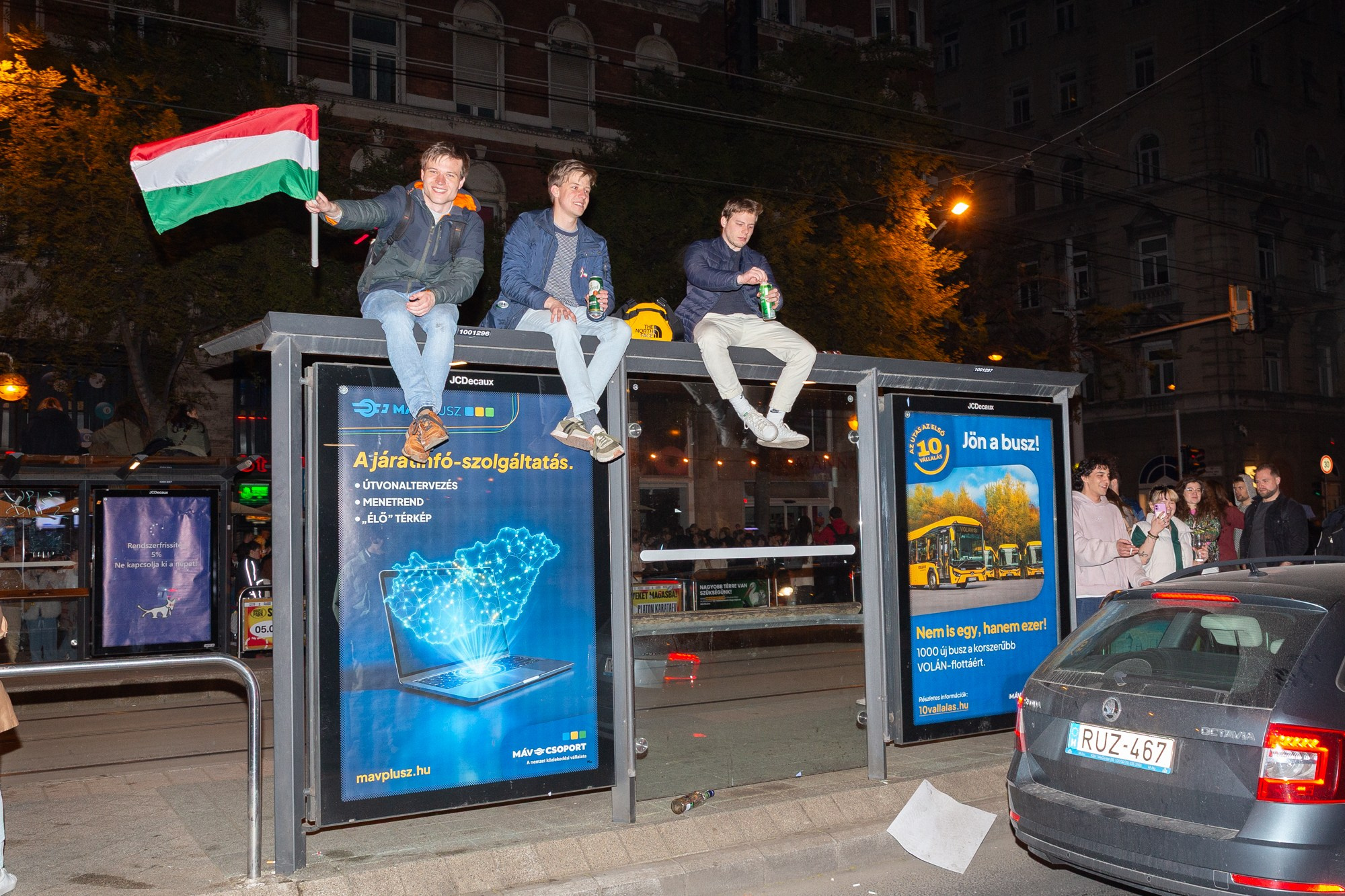TISZA Victory Night, Hungary 2026. Photographer in Budapest — Yura Knyazev