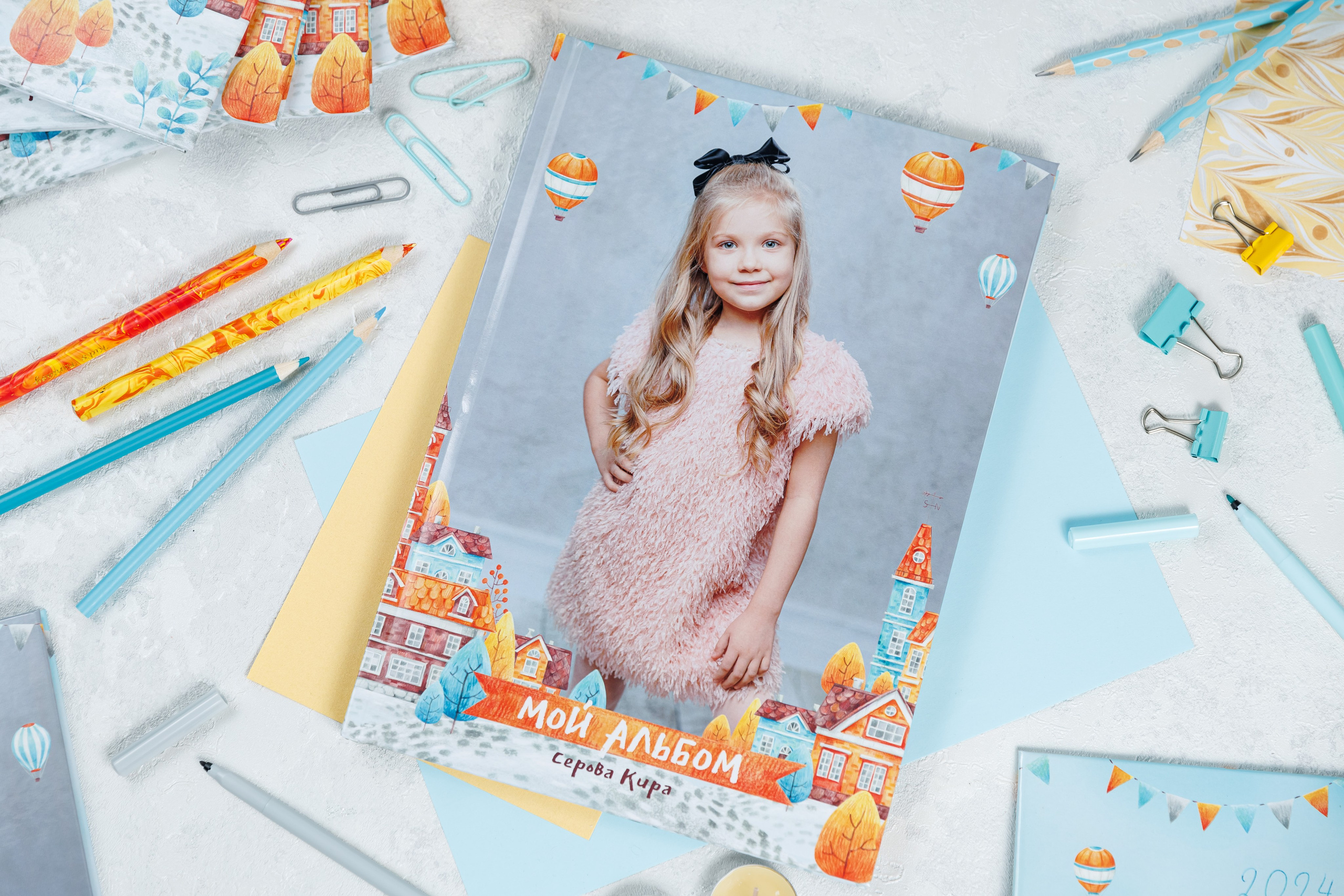 Выпускные альбомы в детский сад. Семейный и детский фотограф Комина Елена, Власиха, Одинцово