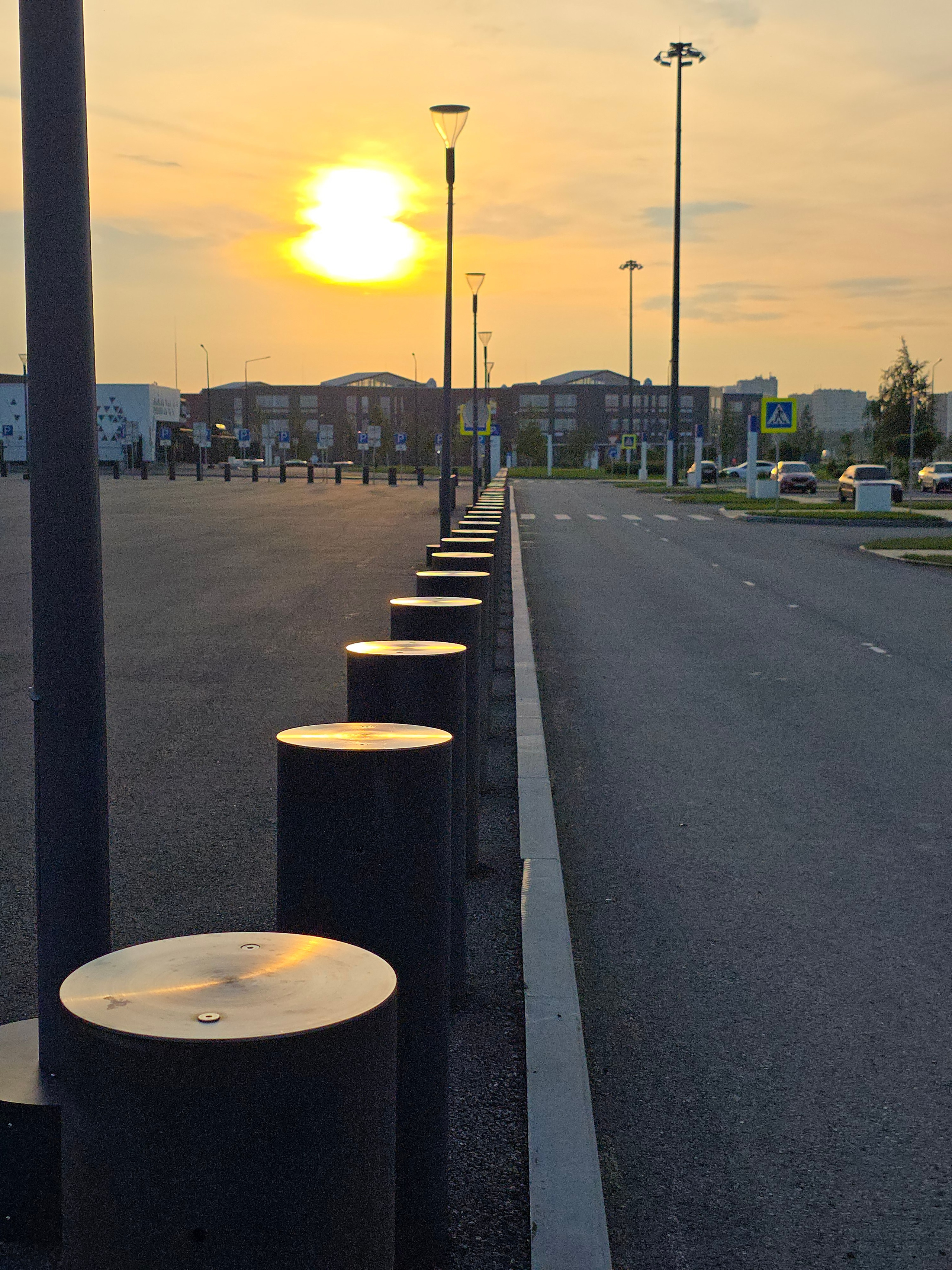 Вечереет в Екатеринбурге