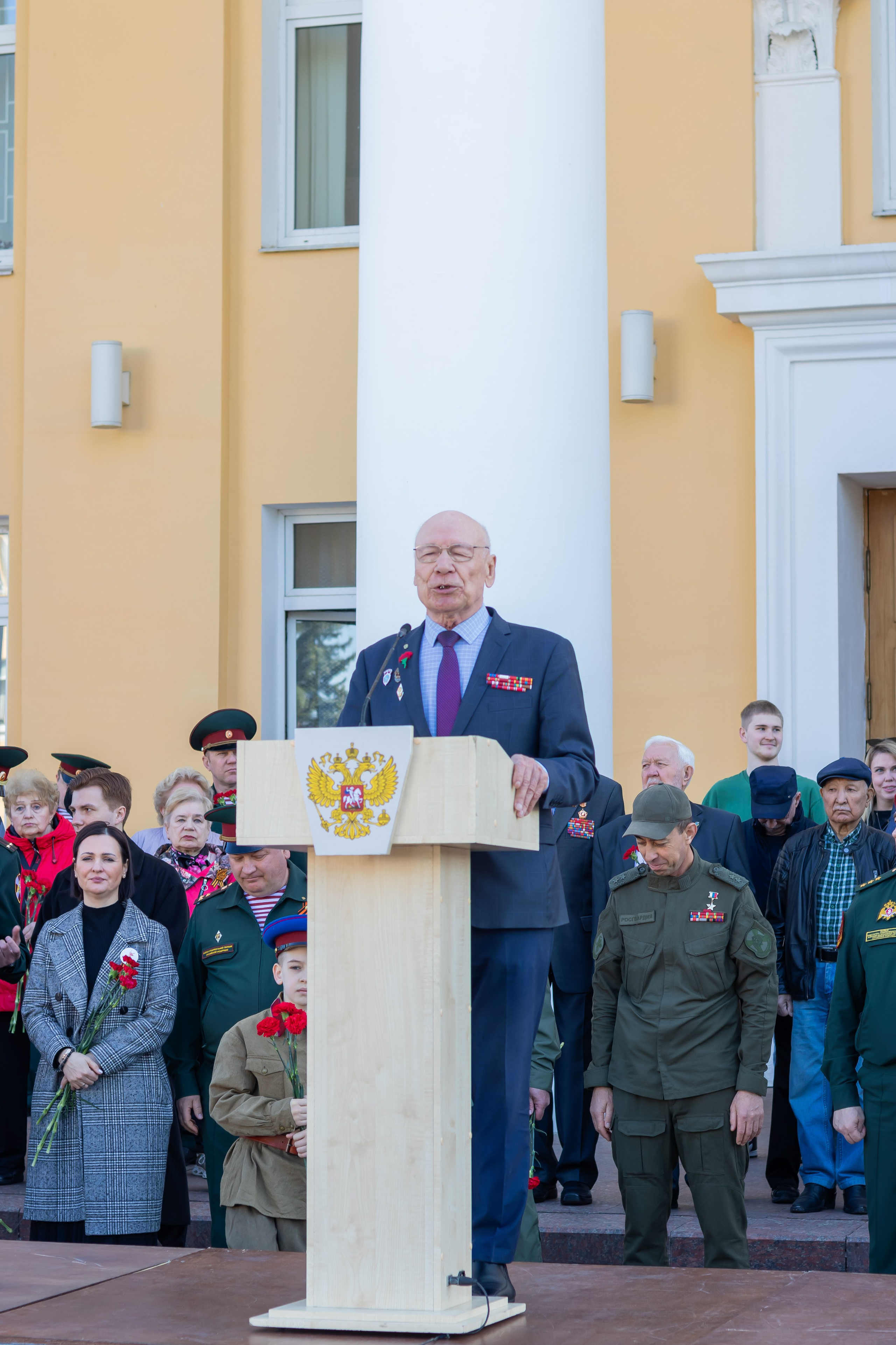 Сирень Победы Всероссийская Патриотическая акция, посвящённая дню Победы  Дивизия Дзержинского Балашиха торжественная часть