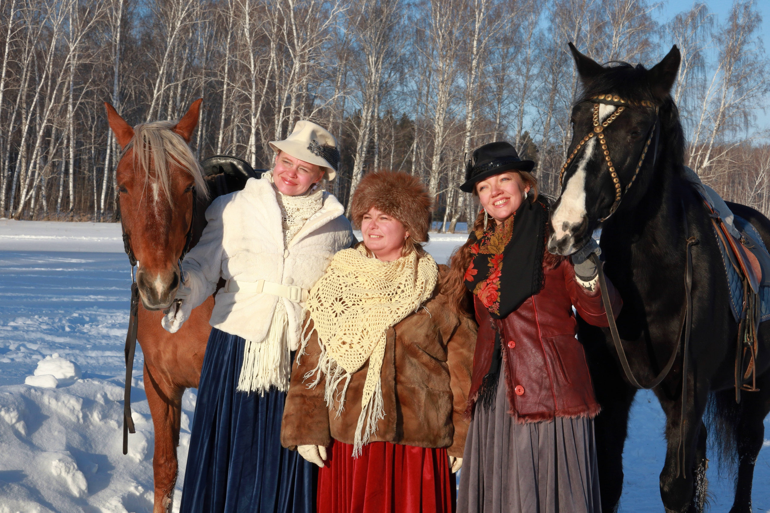 Зимняя конная охота. Фотохудожник Светлана Финадеева. Челябинск